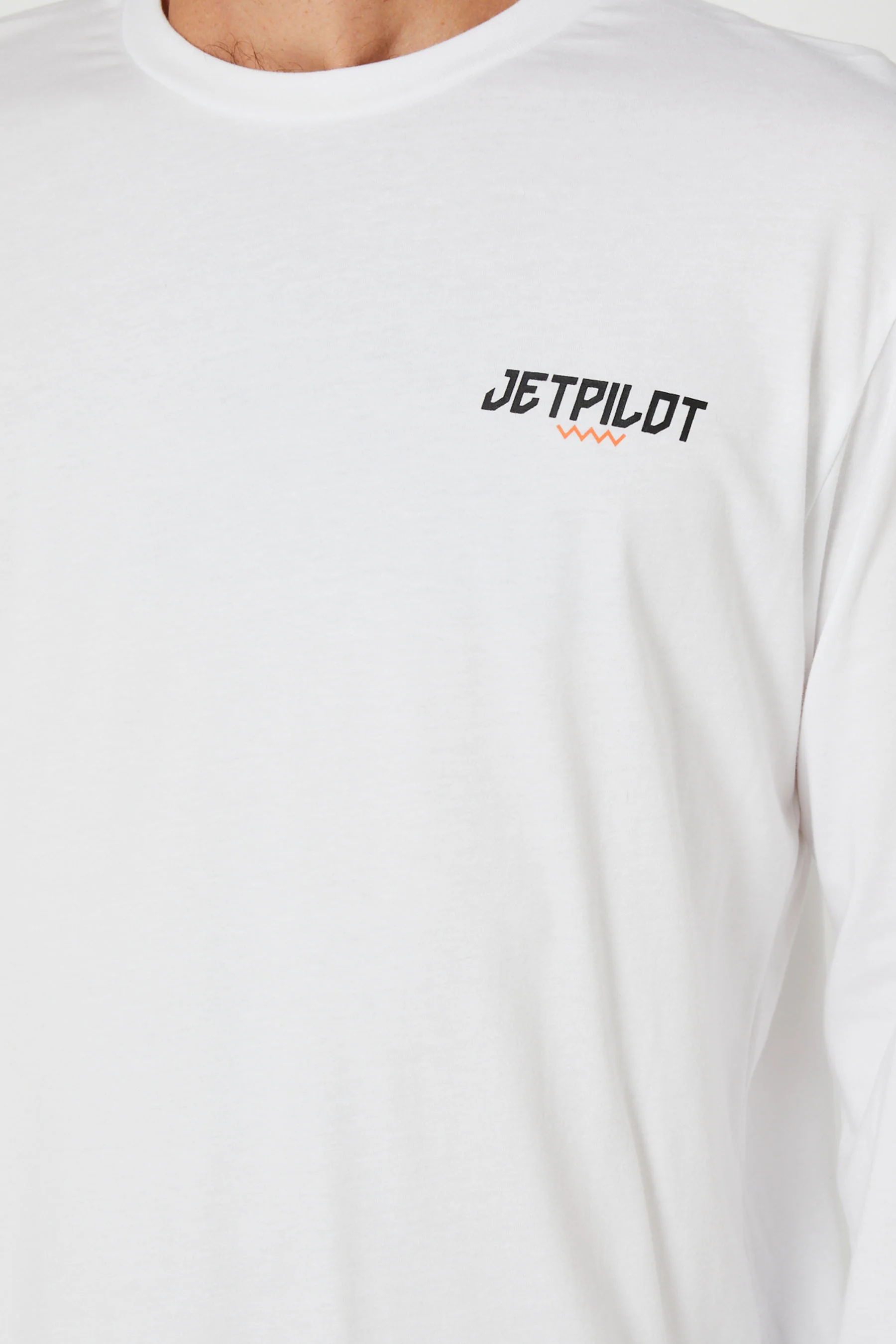 Jetpilot Friday Mens L/S Tee - White - Image 4
