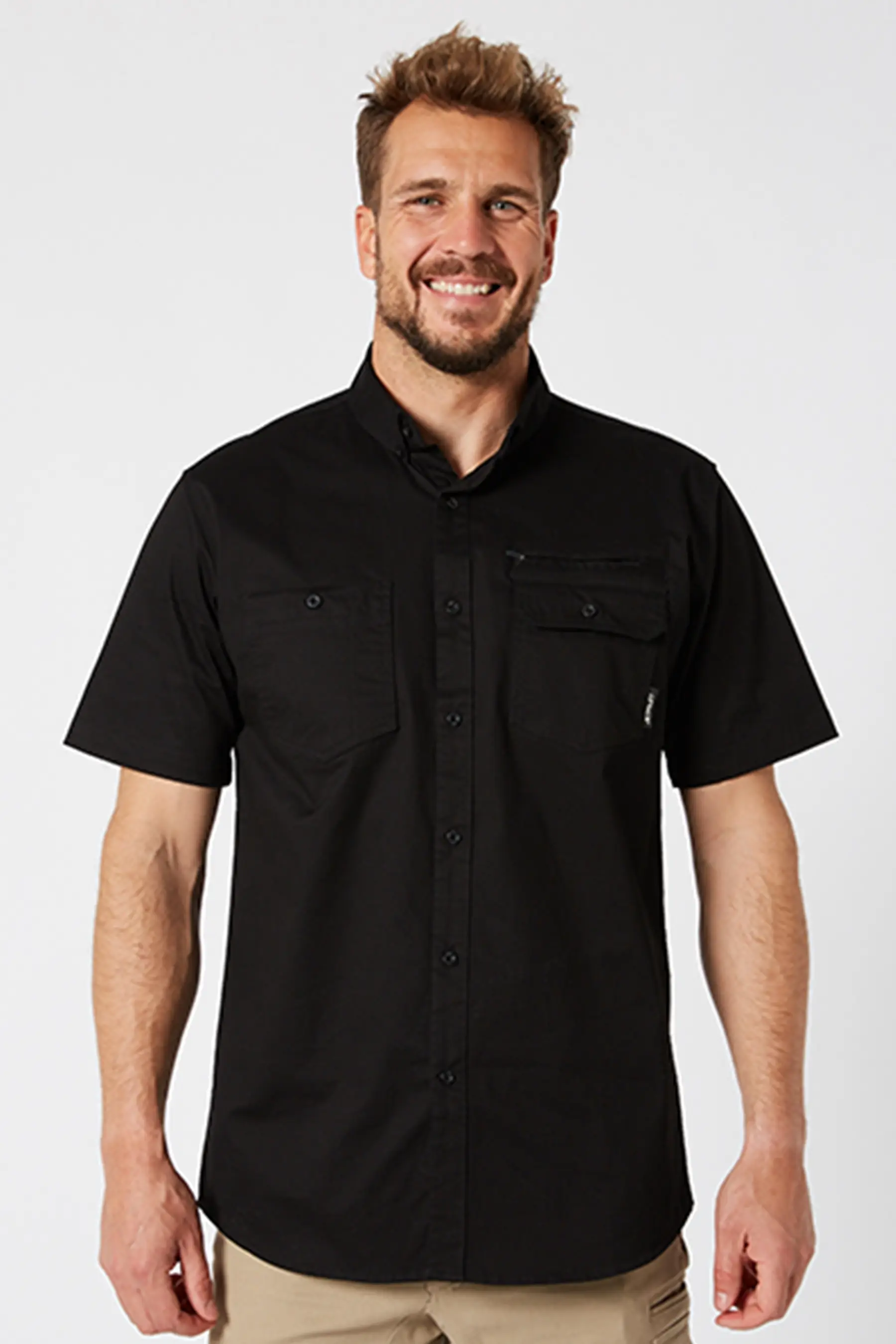 Jetpilot Fueled Short Sleeve Shirt - Black