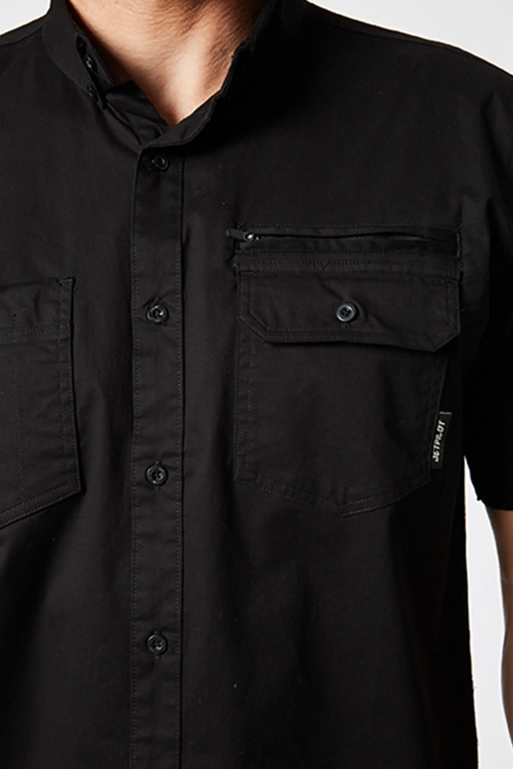 Jetpilot Fueled Short Sleeve Shirt - Black - Image 2