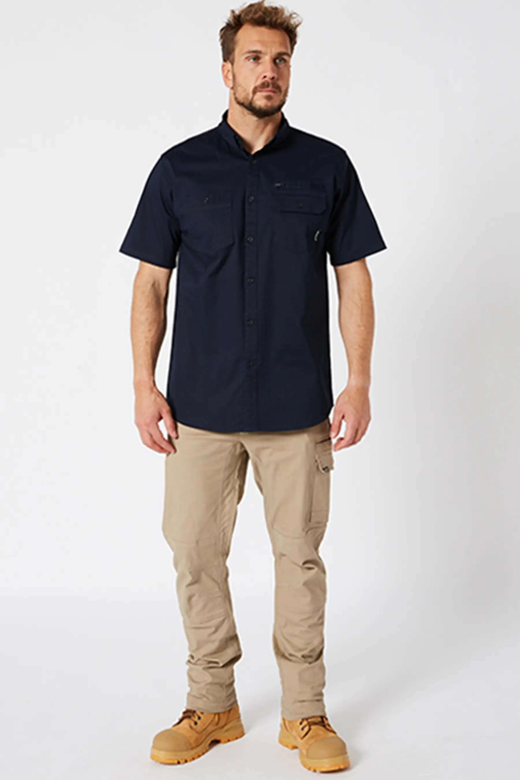 Jetpilot Fueled Short Sleeve Shirt - Navy - Image 3