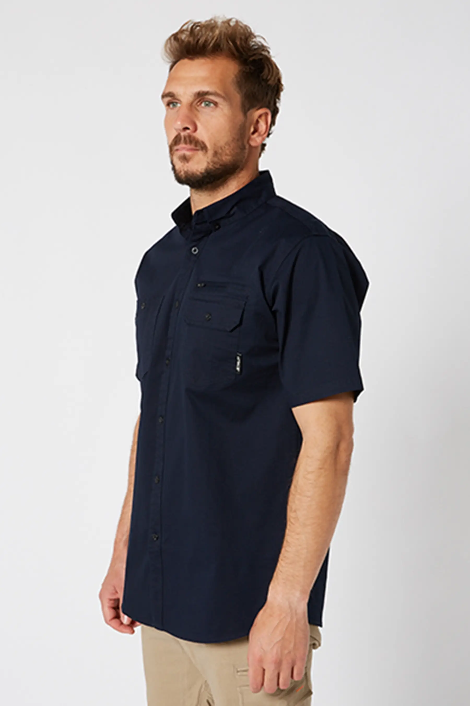 Jetpilot Fueled Short Sleeve Shirt - Navy - Image 5