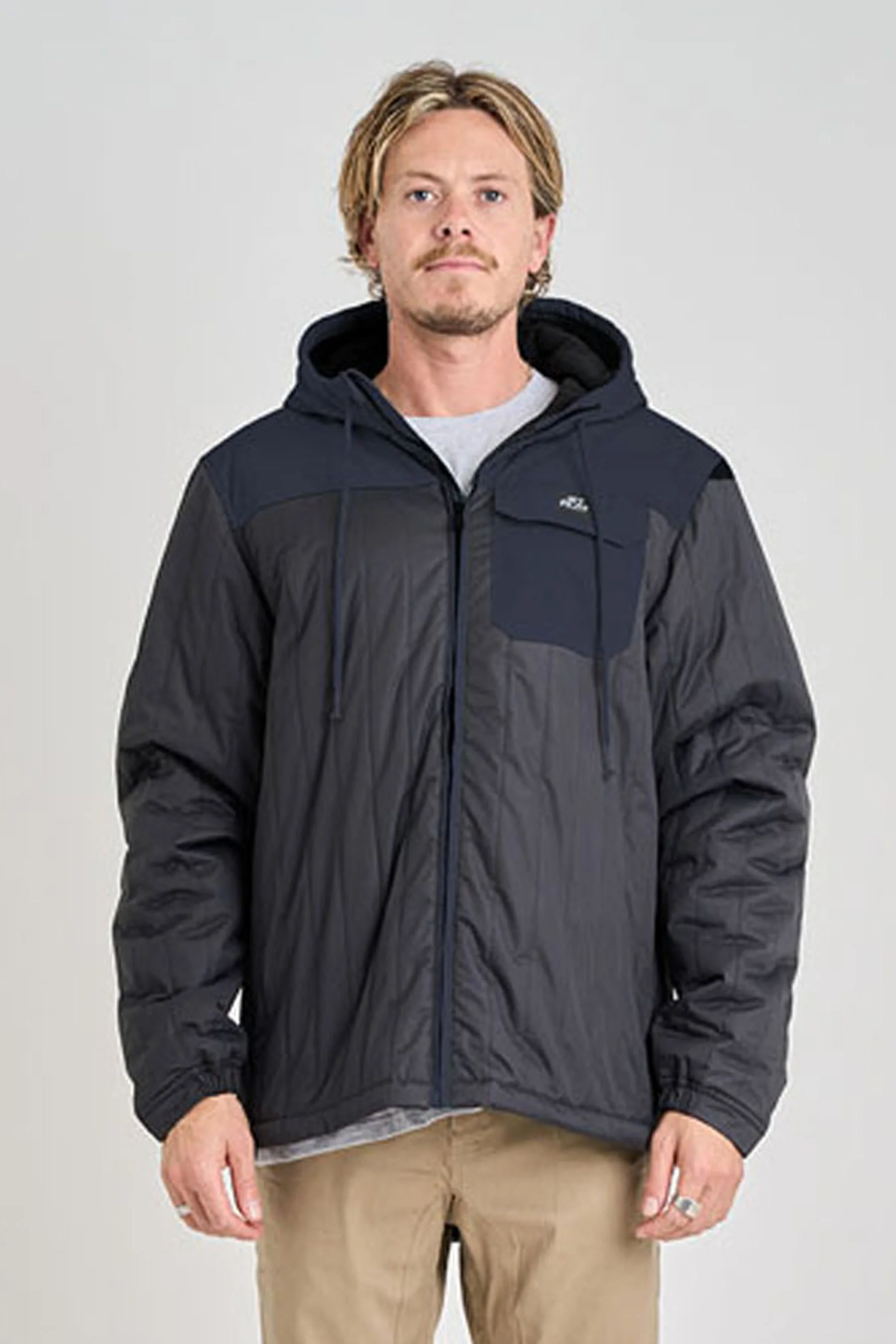 Jetpilot Fusion Ripstop Jacket - Charcoal