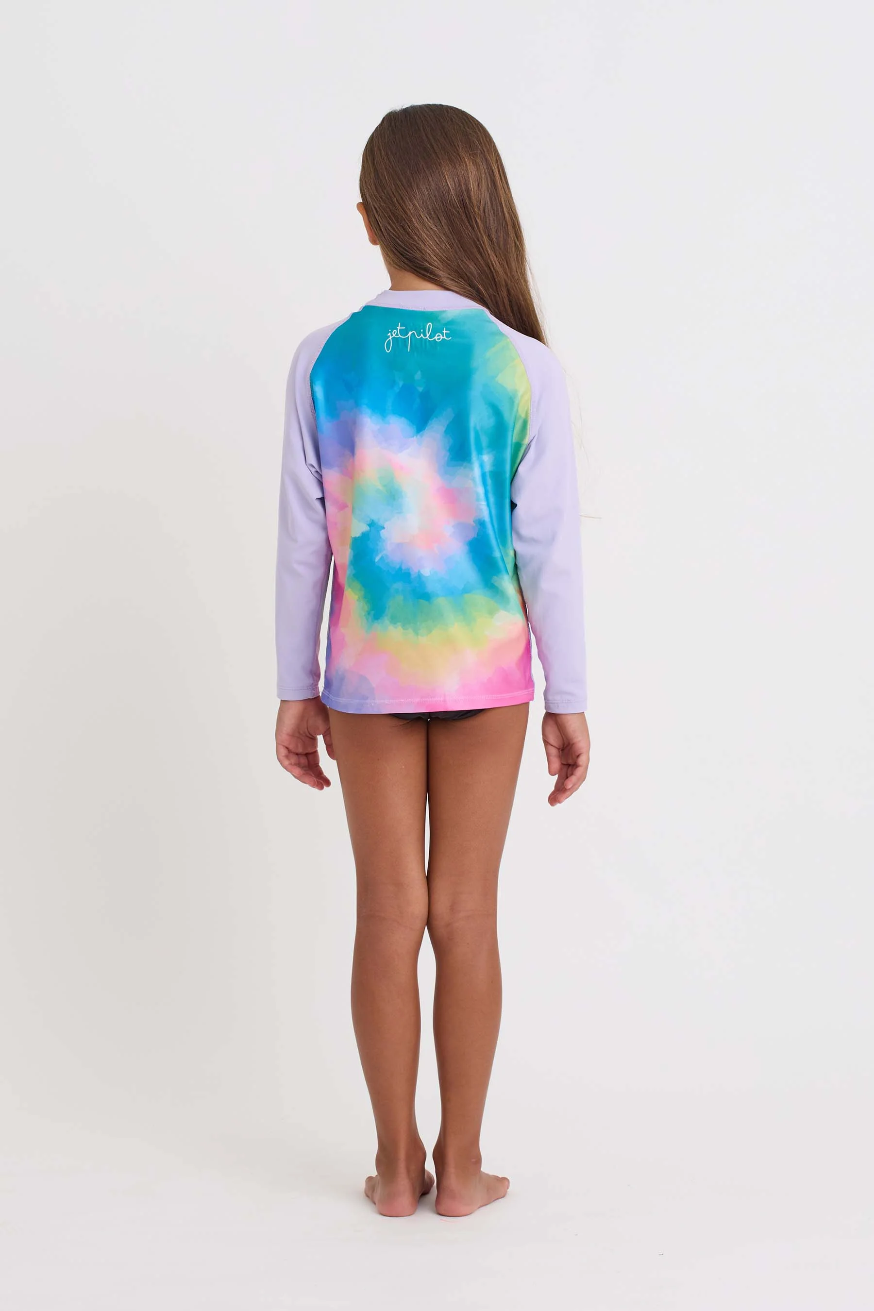 Jetpilot Girls LS Rashie - Tie Dye - Image 3