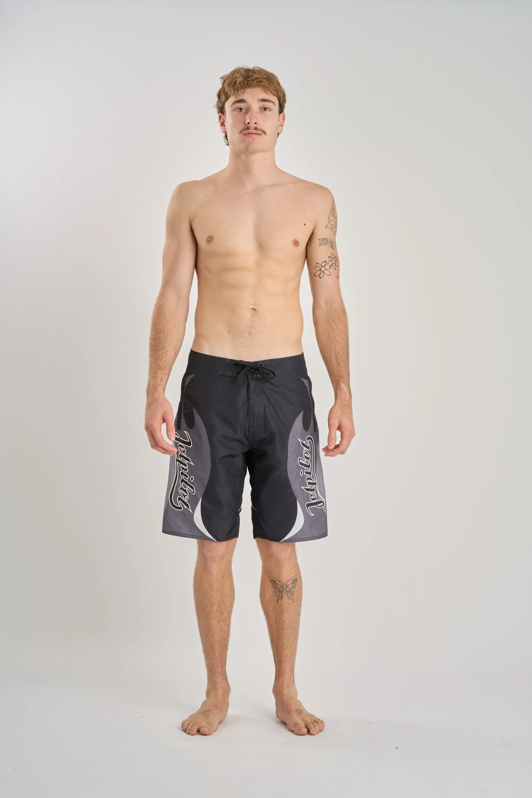 Jetpilot Hardcore Boardshort - Black/White - Image 5