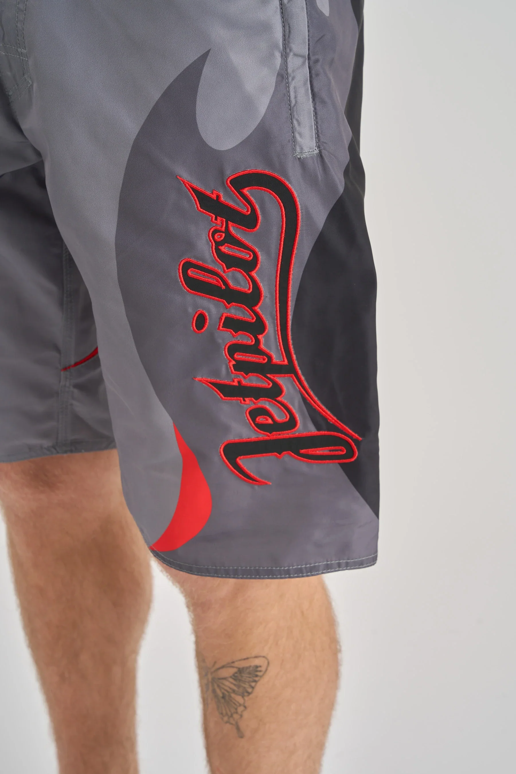 Jetpilot Hardcore Boardshort - Charcoal/Red - Image 8