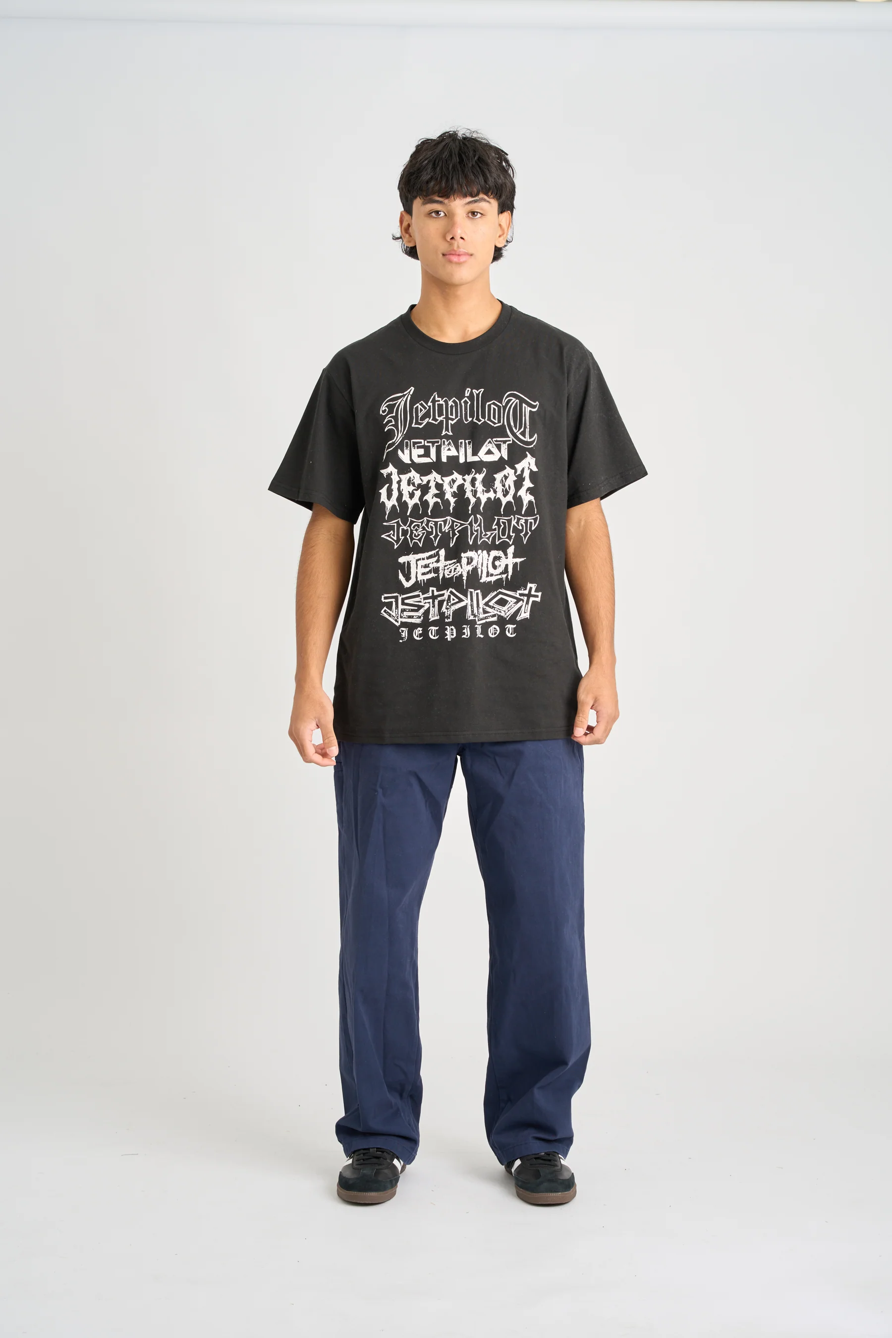 Jetpilot Heavy Tee - Black - Image 4