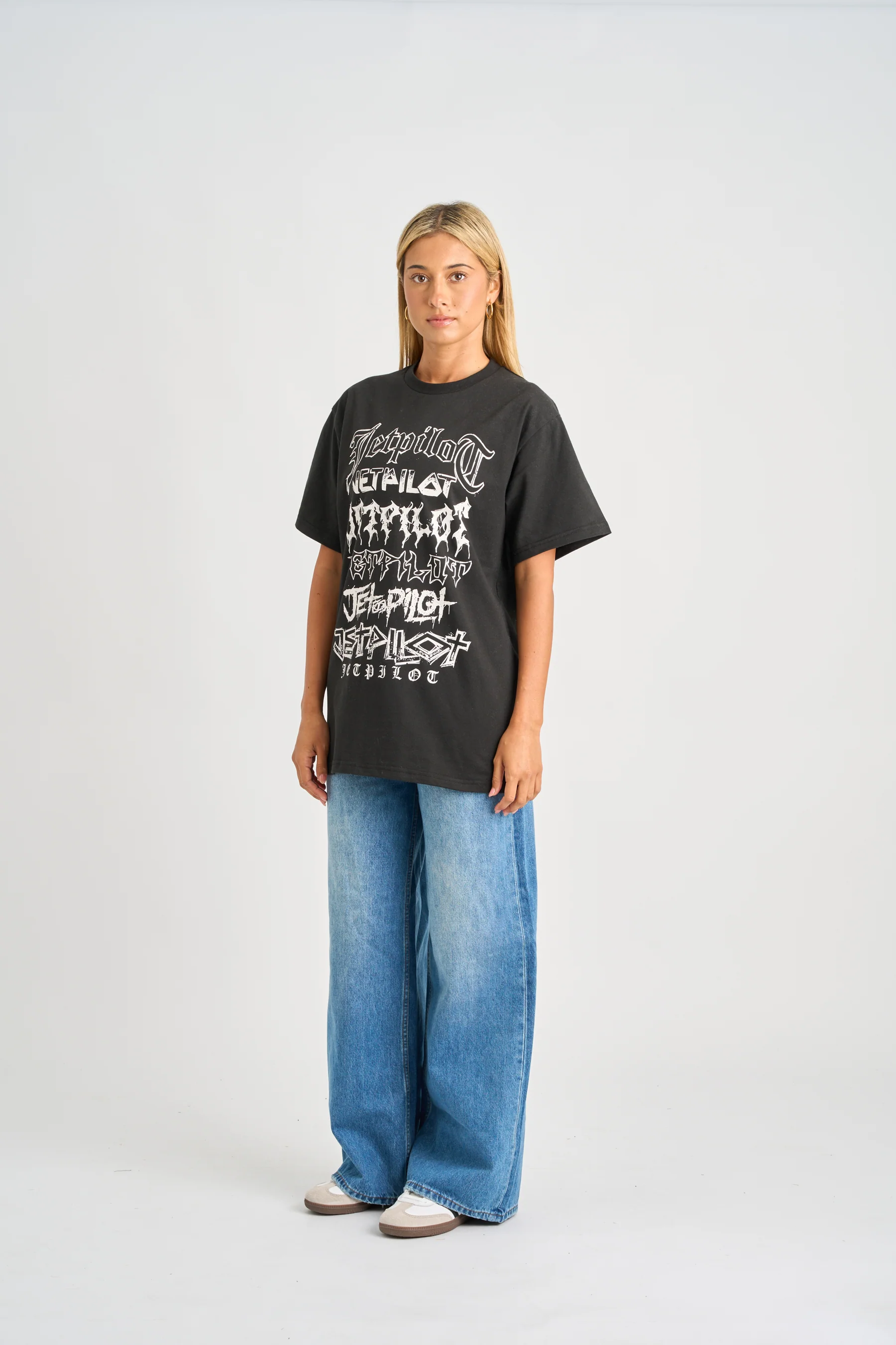 Jetpilot Heavy Tee - Black - Image 7