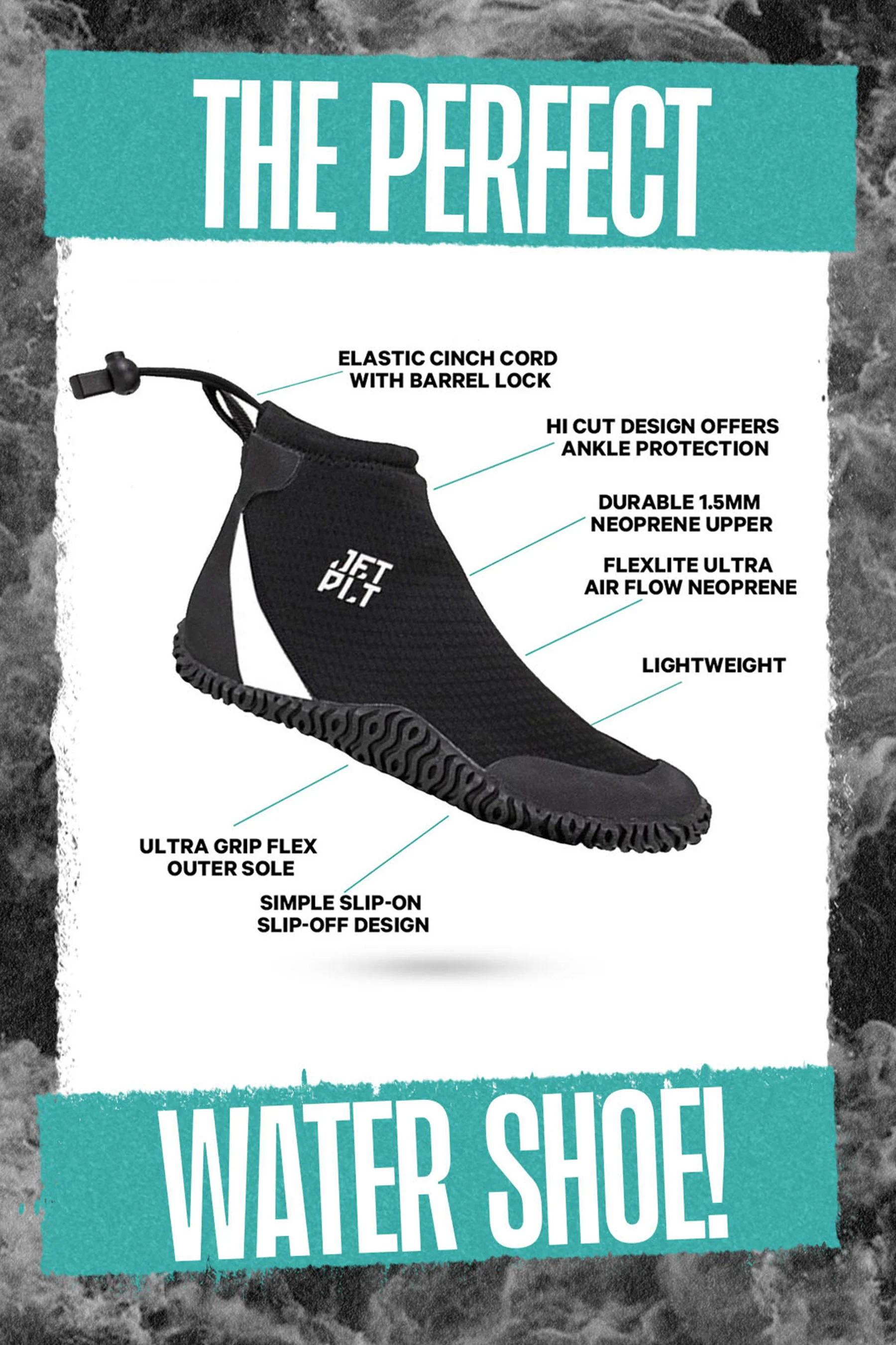 Jetpilot Hi Cut Hydro Shoe - Red - Image 6