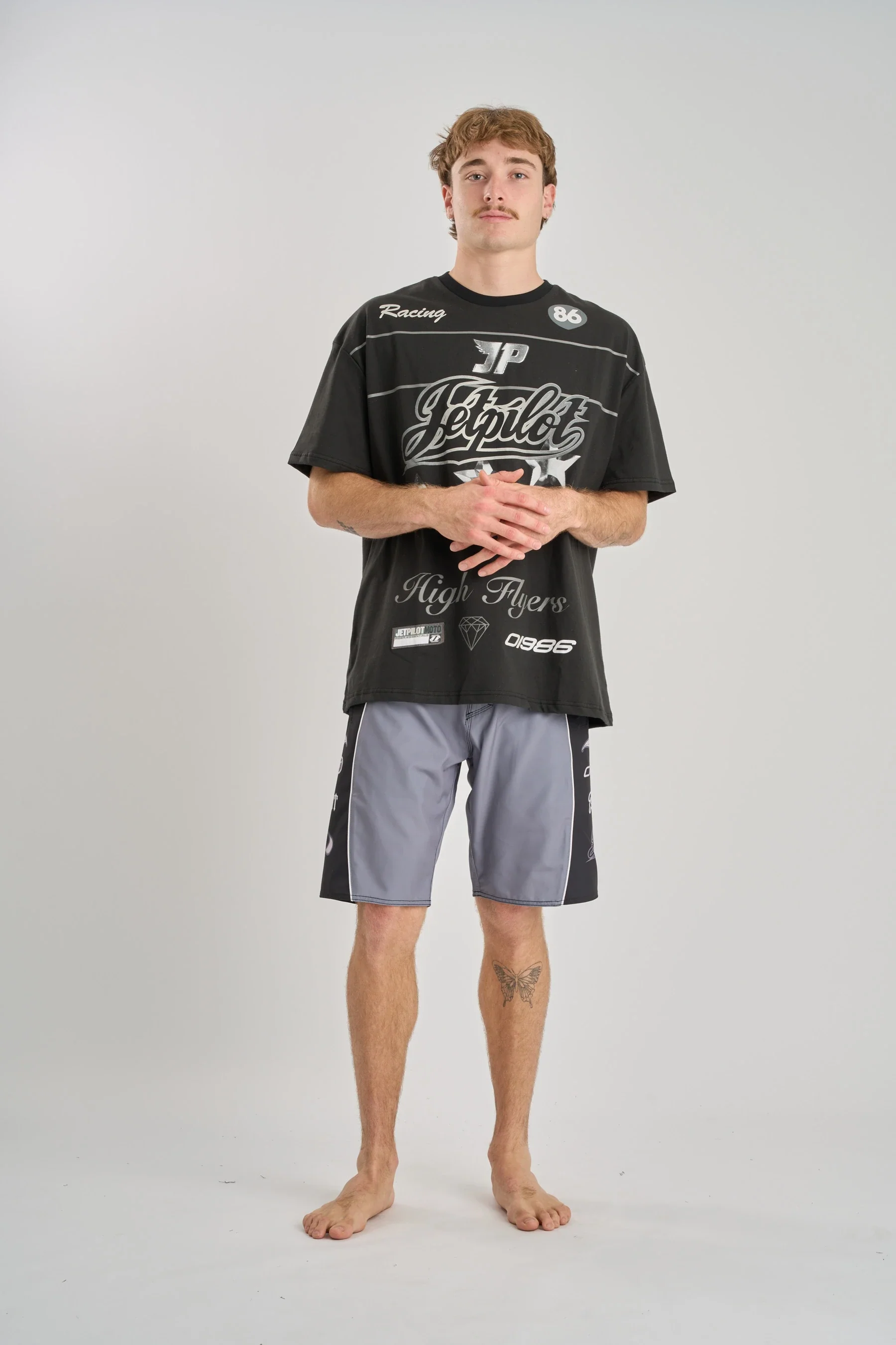 Jetpilot High Flyer Boardshort - Grey - Image 2