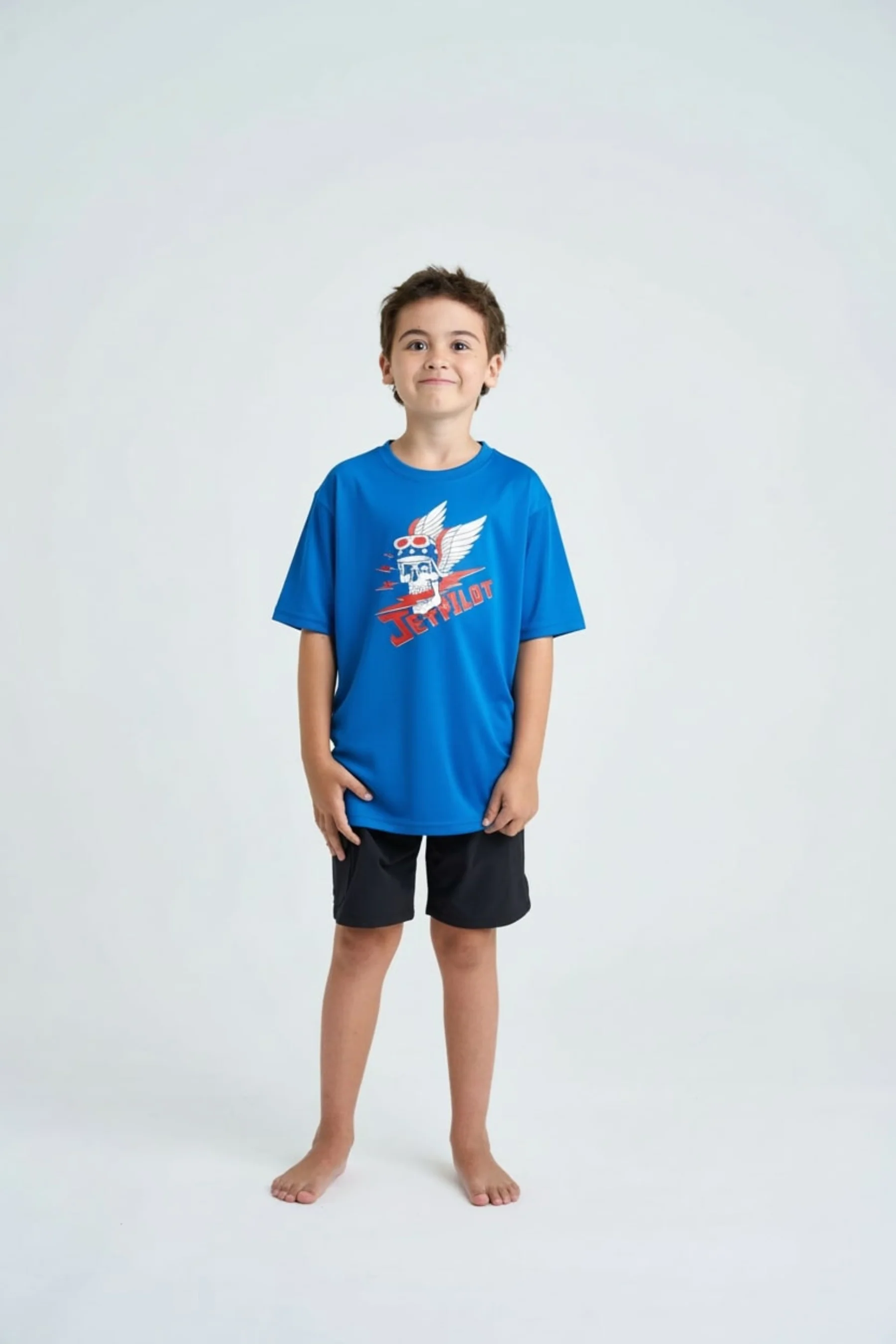Jetpilot High Flyer Kids Tee - Blue