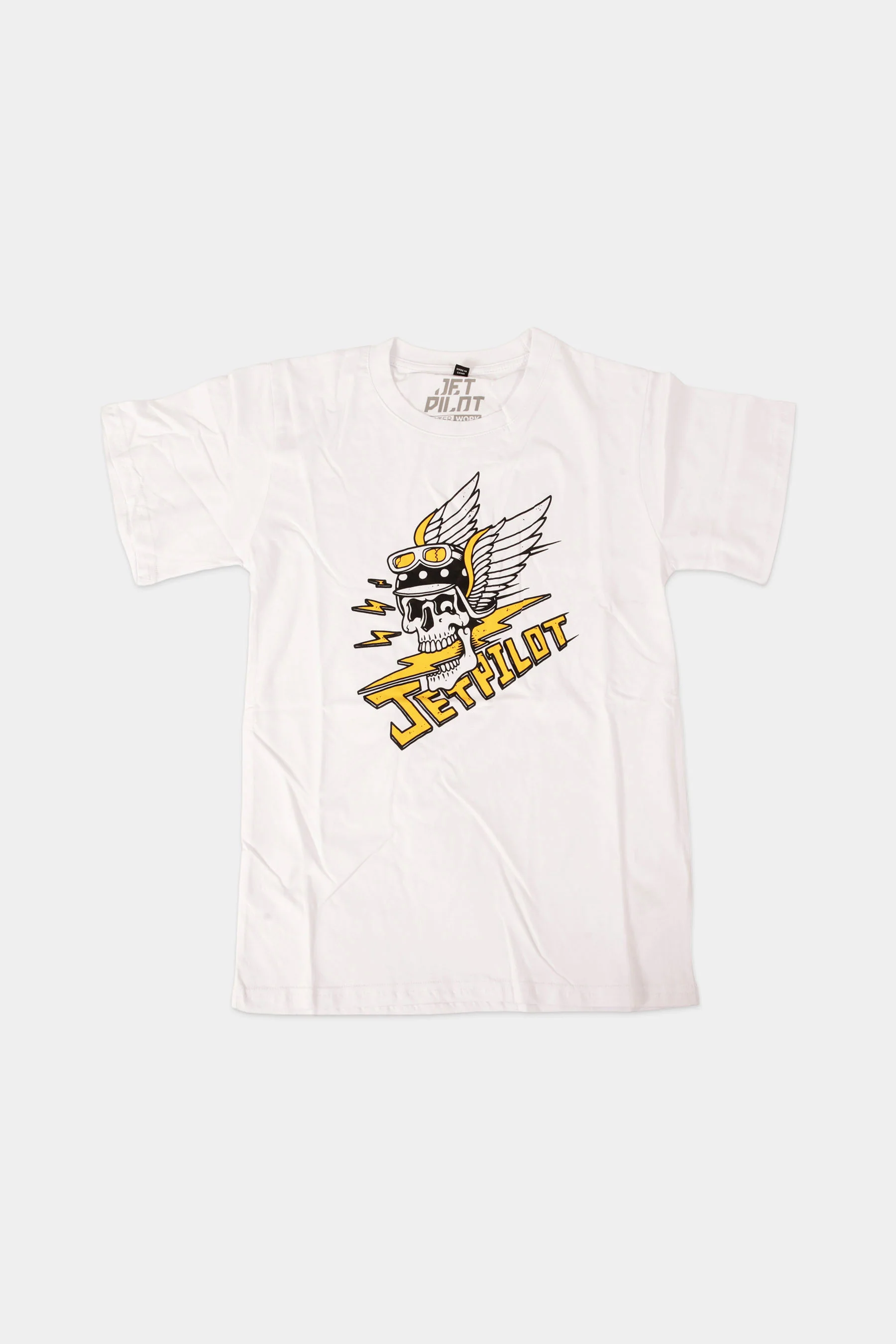 Jetpilot High Flyer Kids Tee - White - Image 3