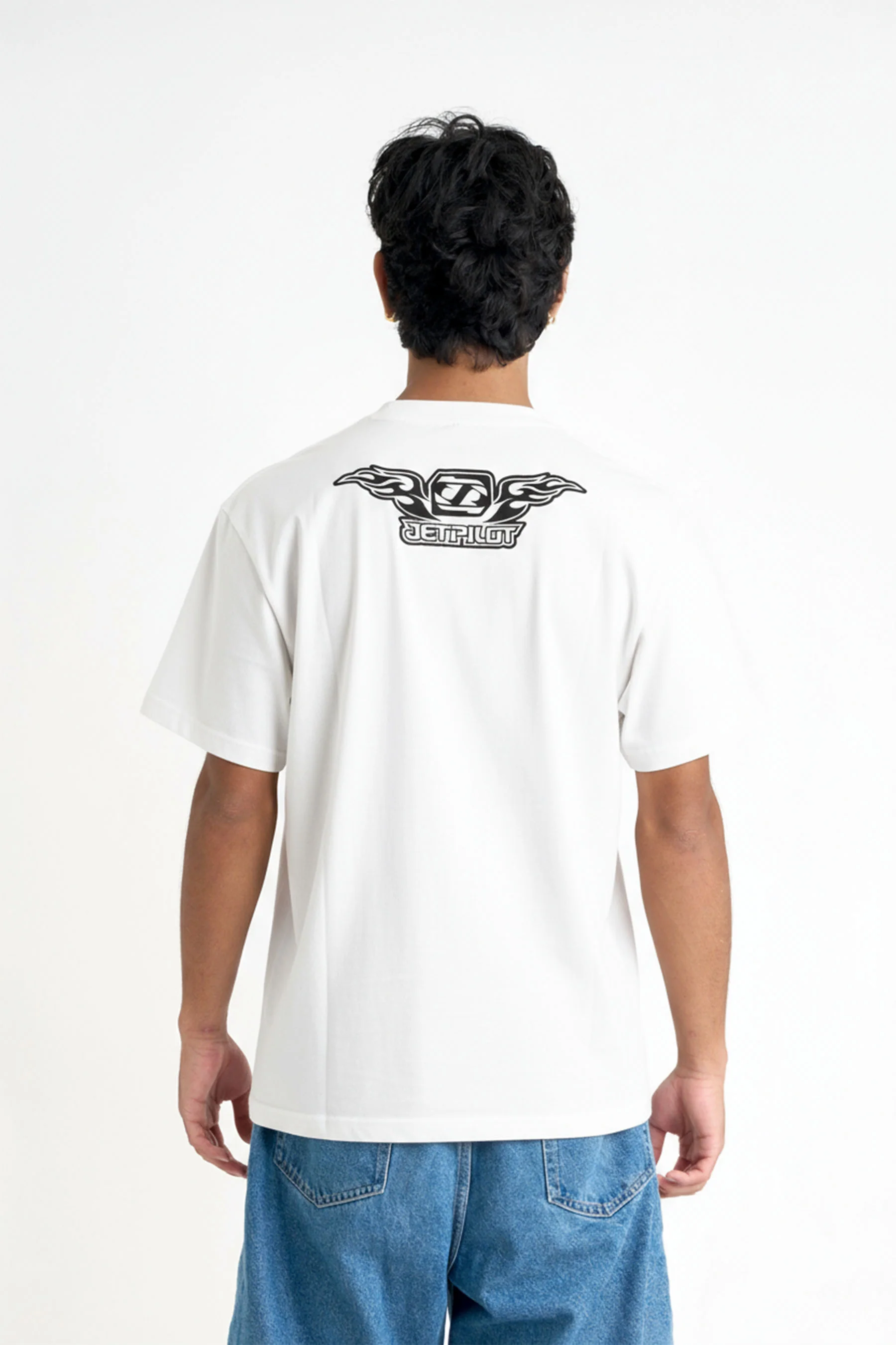Jetpilot Hot Rod Tee - White - Image 2