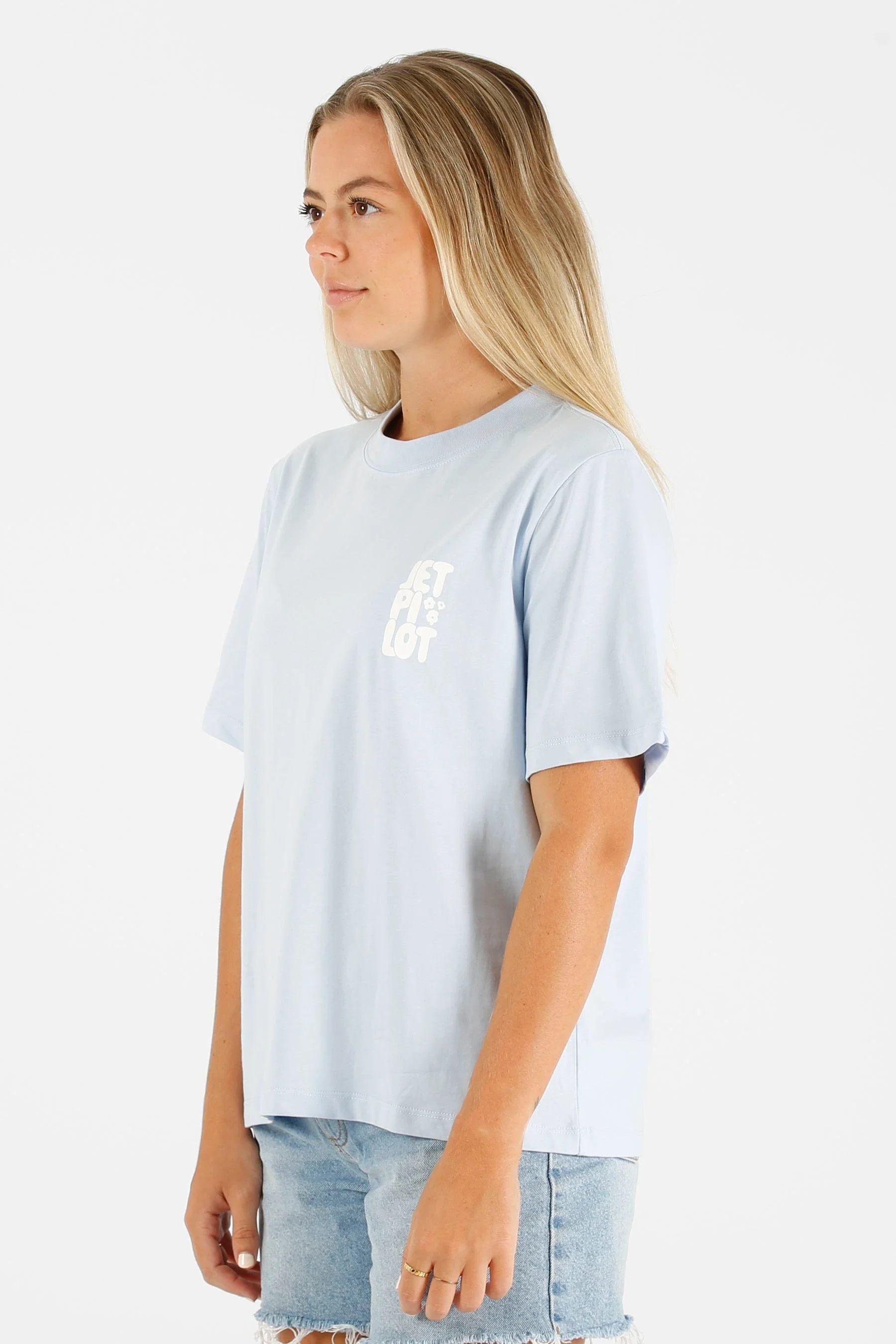 Jetpilot Isla Tee - Blue - Image 3