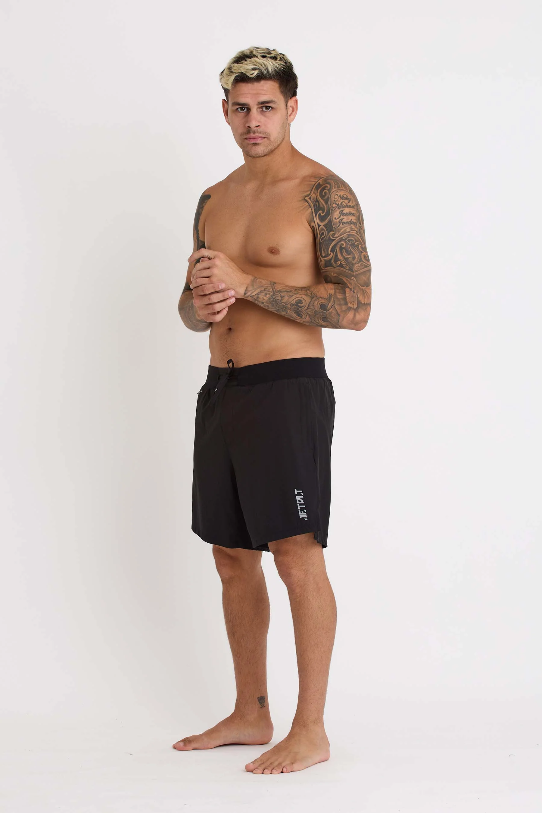 Jetpilot Rideshort Lycra - Black - Image 4
