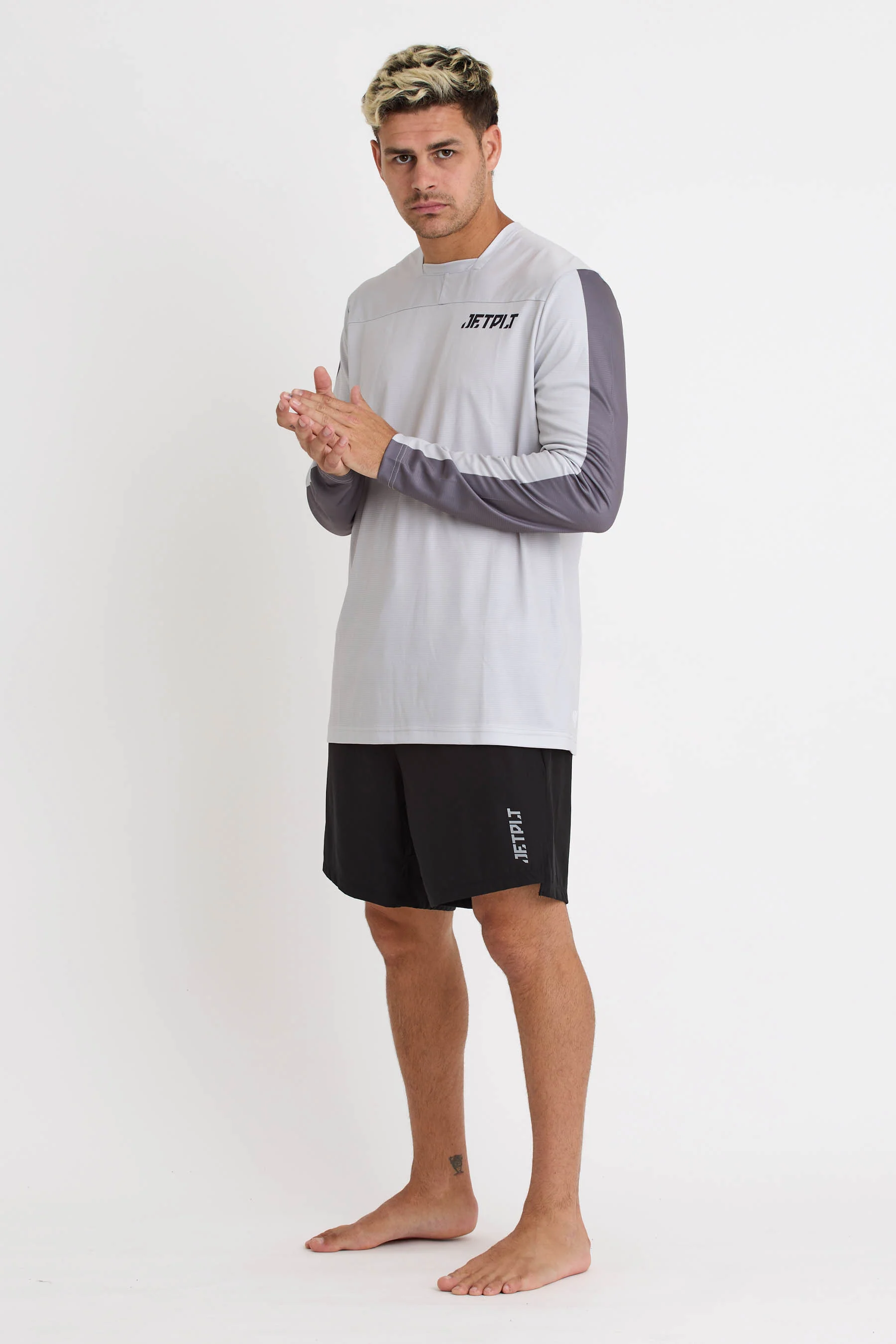 Jetpilot UV Long Sleeve Jersey - Grey - Image 2