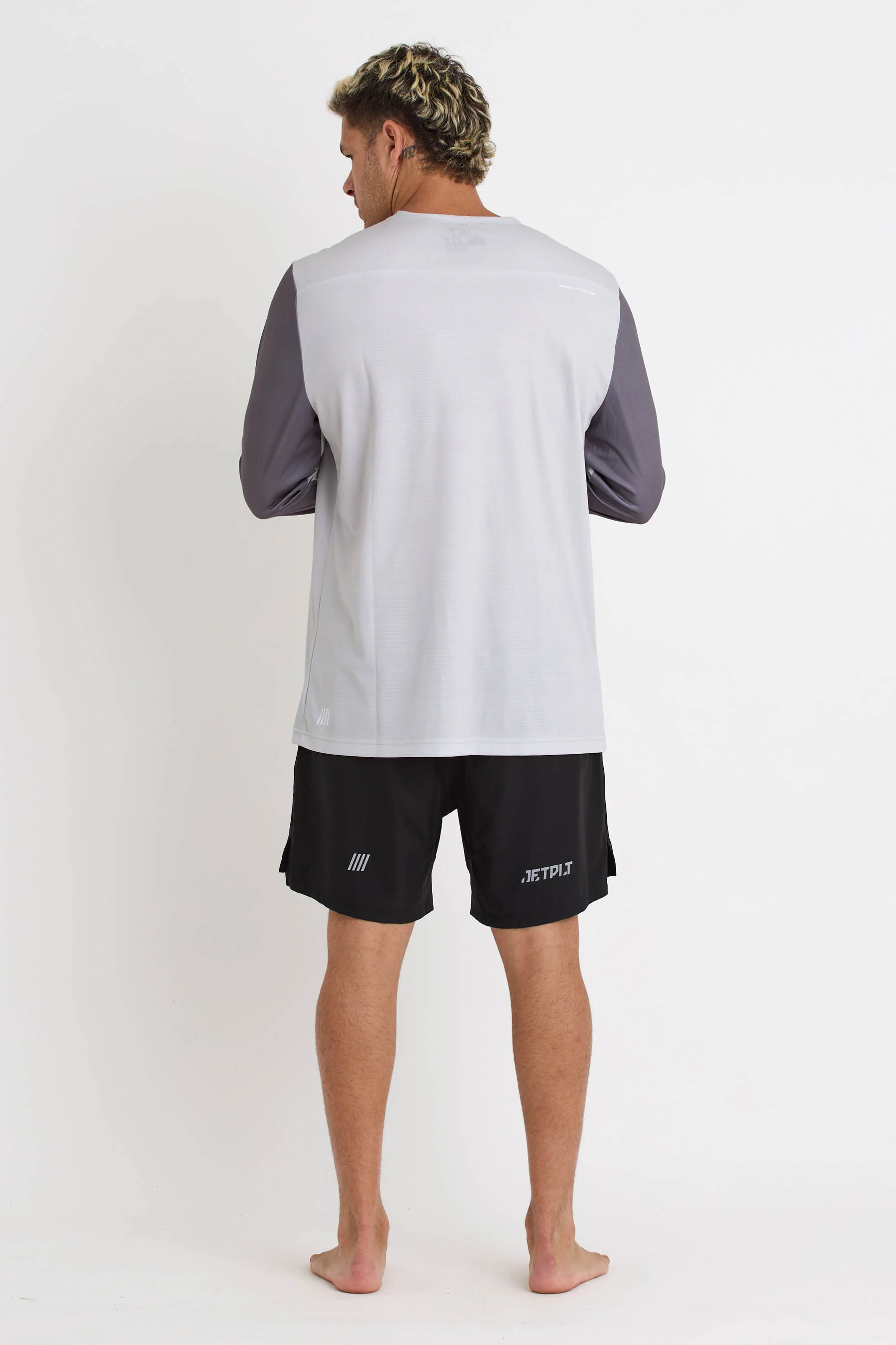 Jetpilot UV Long Sleeve Jersey - Grey - Image 3