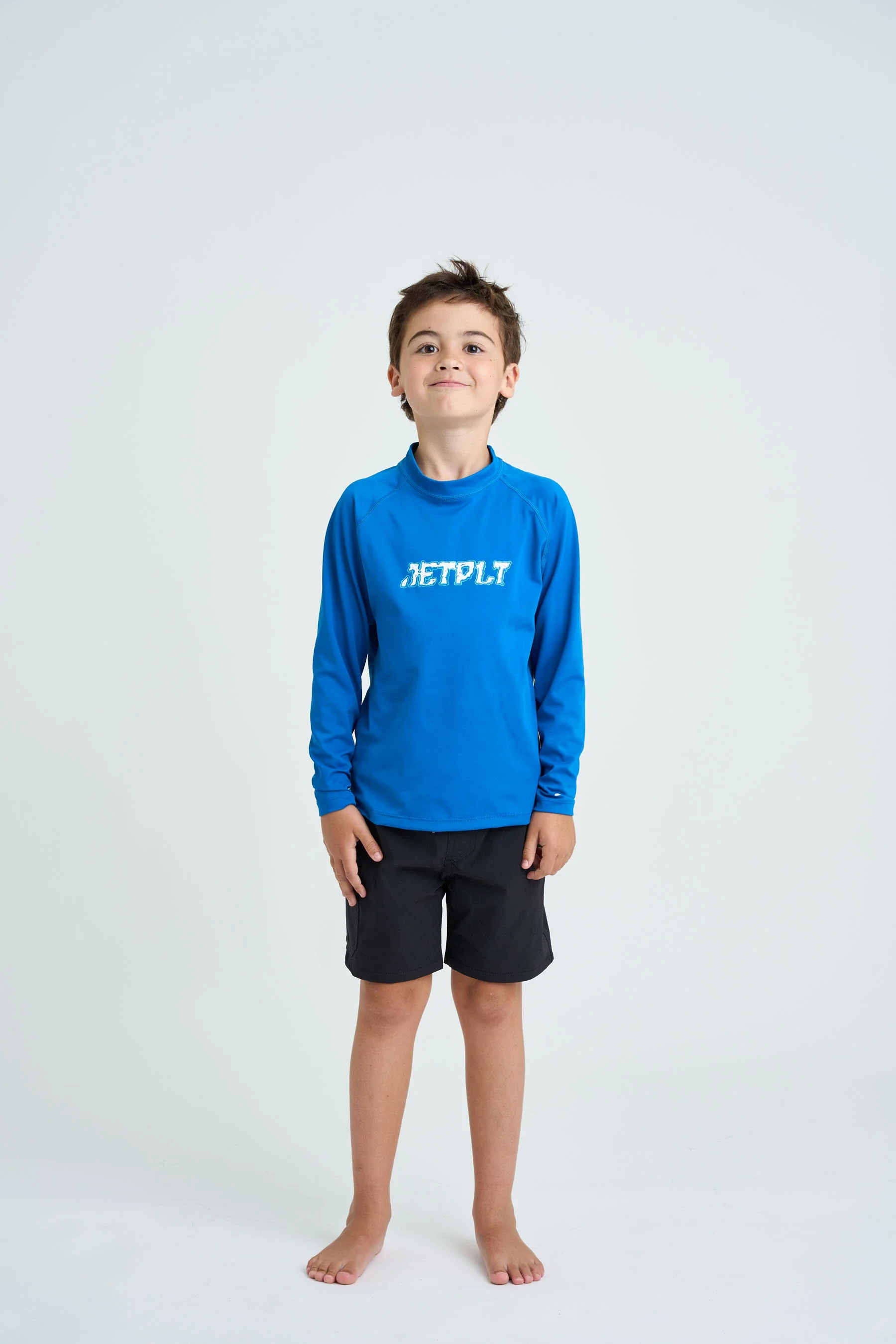 Jetpilot Kids Long Sleeve Rashie - Blue