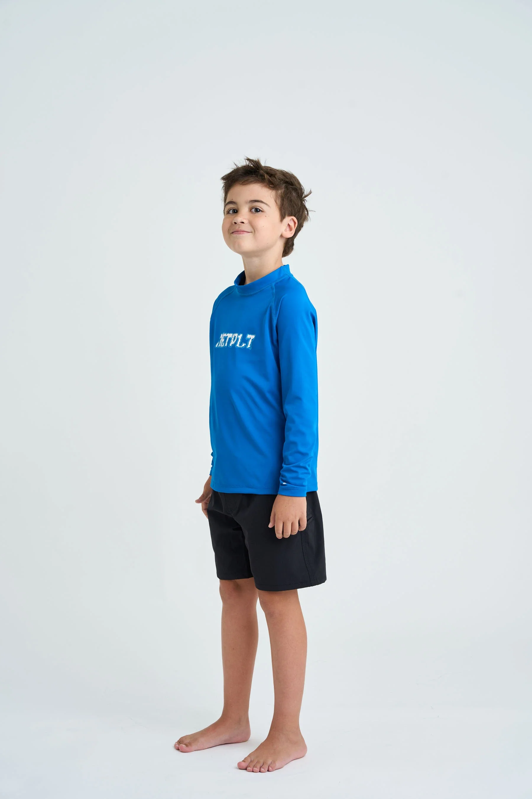 Jetpilot Kids Long Sleeve Rashie - Blue - Image 2