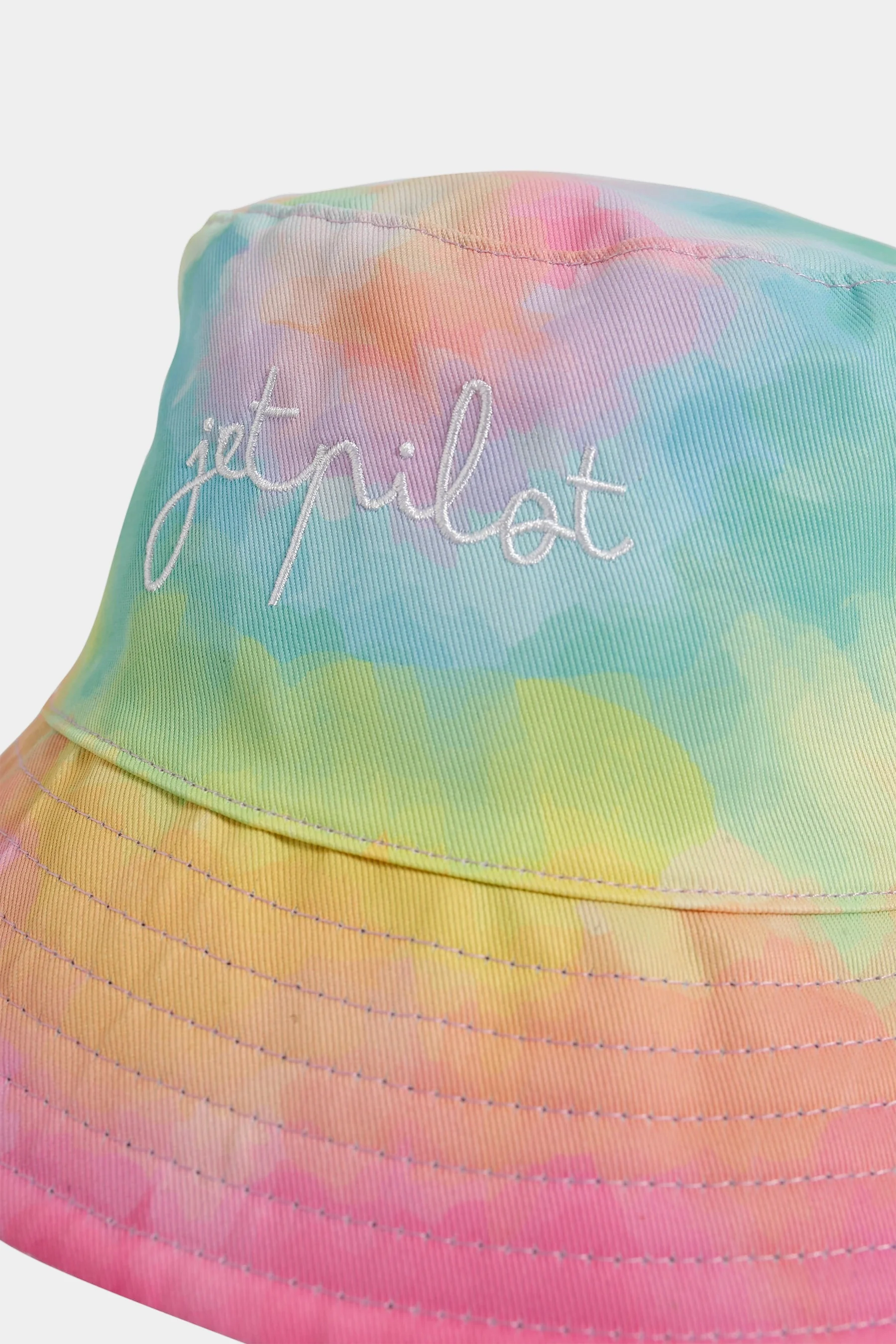 Jetpilot Kids Reversible Bucket Hat - Purple/Rainbow - Image 4
