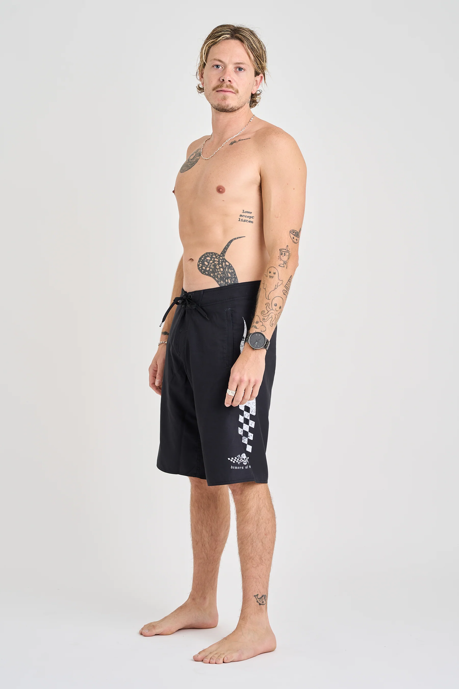 Jetpilot Live Fast Boardshort - Black - Image 5