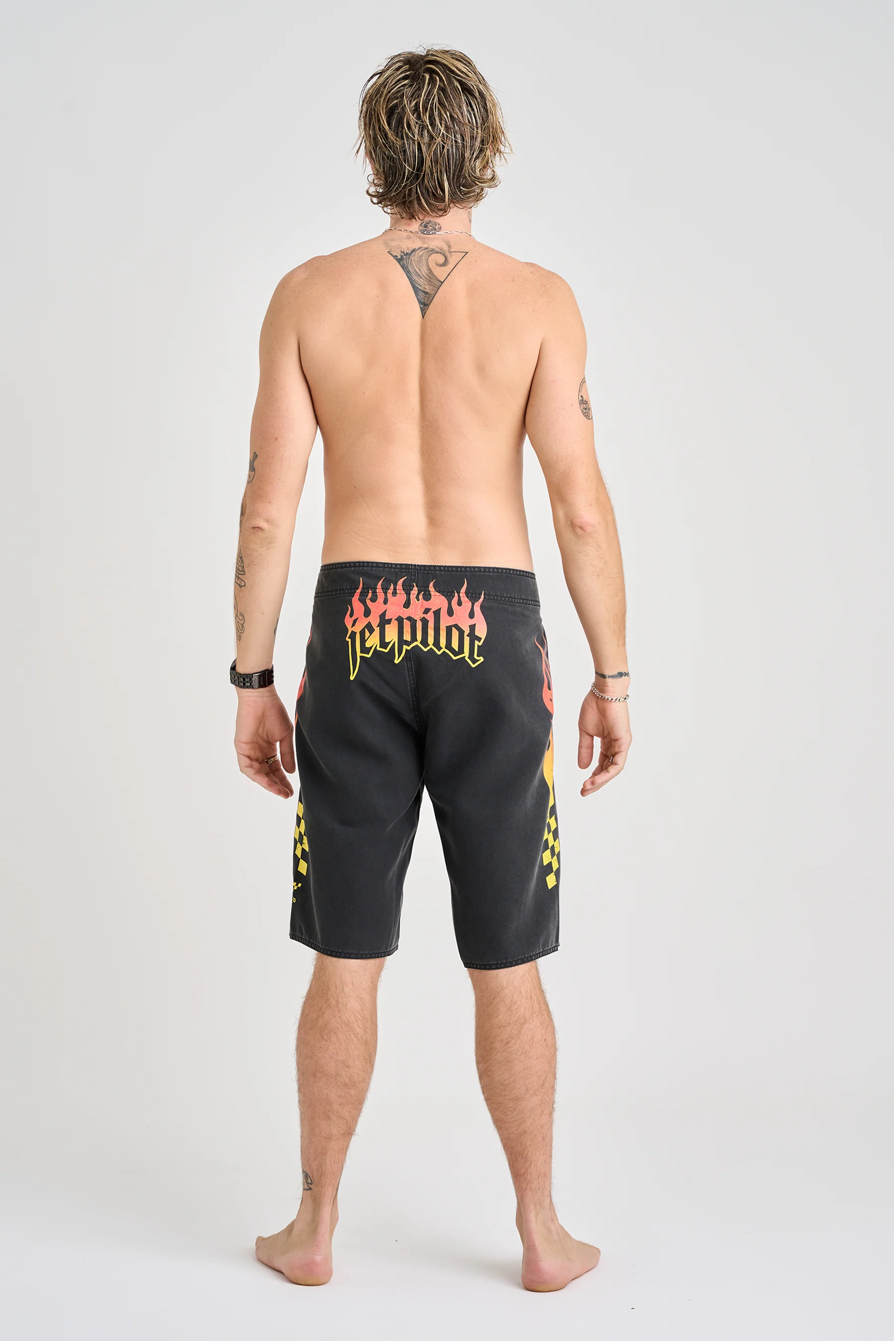 Jetpilot Live Fast Boardshort - Washed Black - Image 7