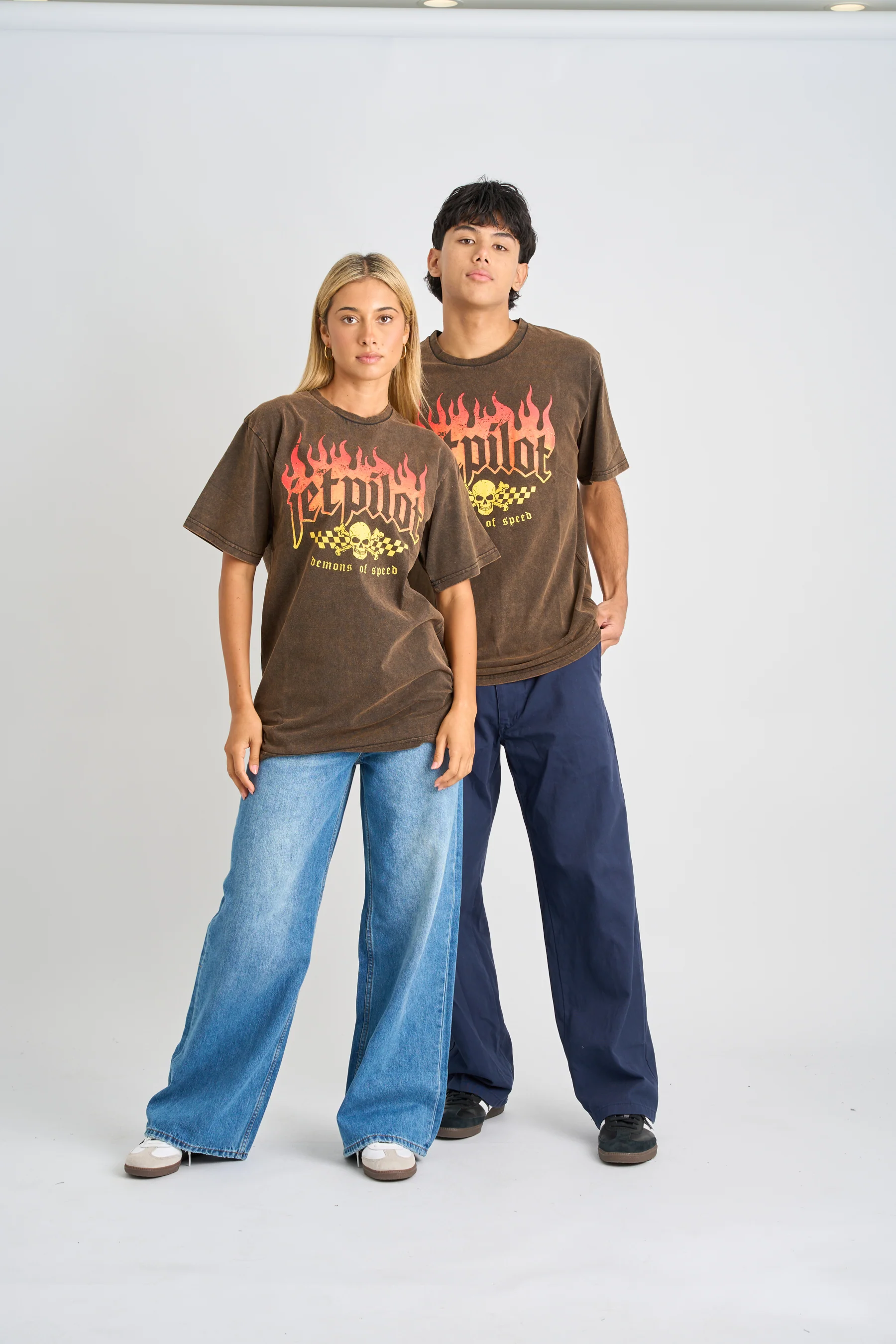 Jetpilot Live Fast Tee - Washed Black