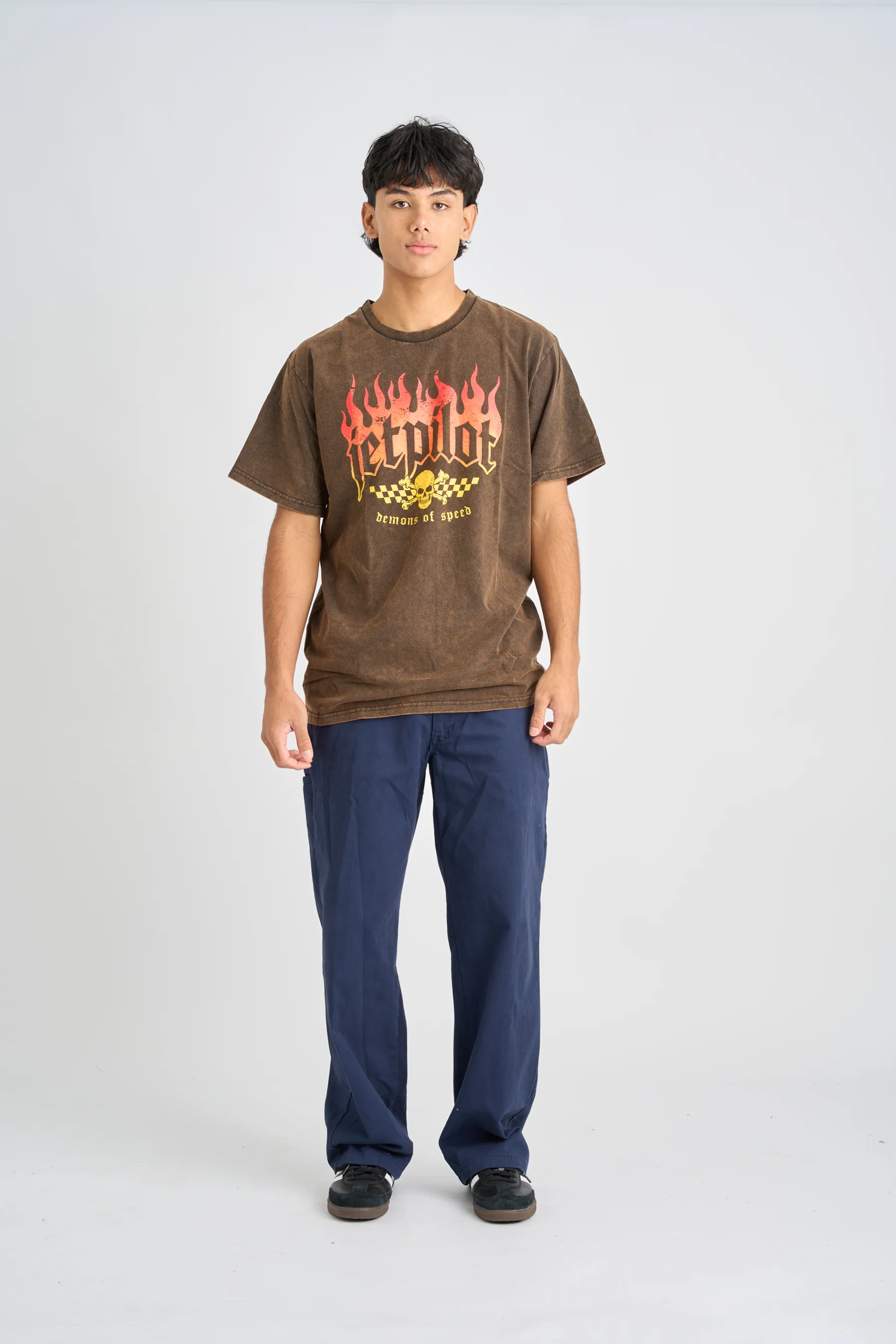 Jetpilot Live Fast Tee - Washed Black - Image 3