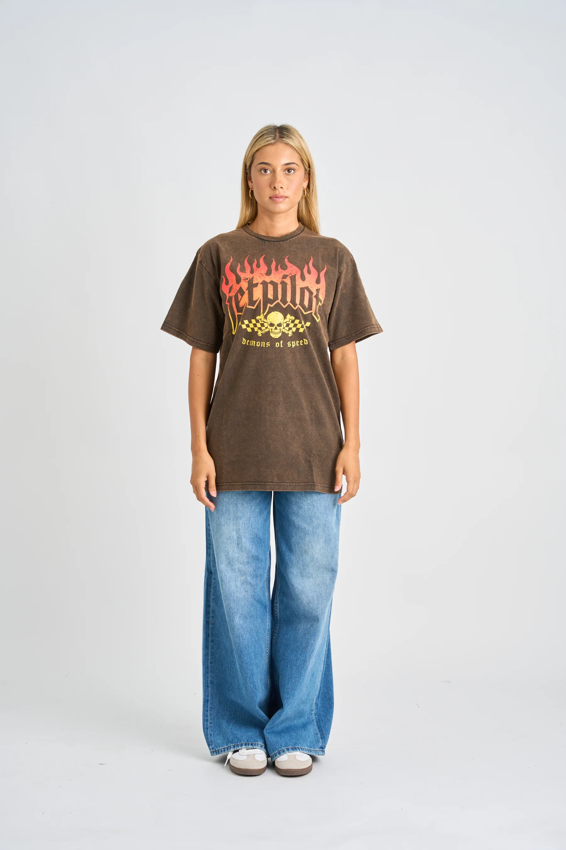 Jetpilot Live Fast Tee - Washed Black - Image 4