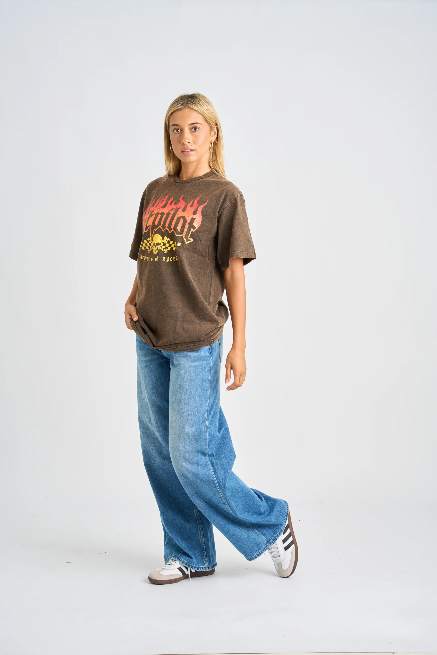 Jetpilot Live Fast Tee - Washed Black - Image 7