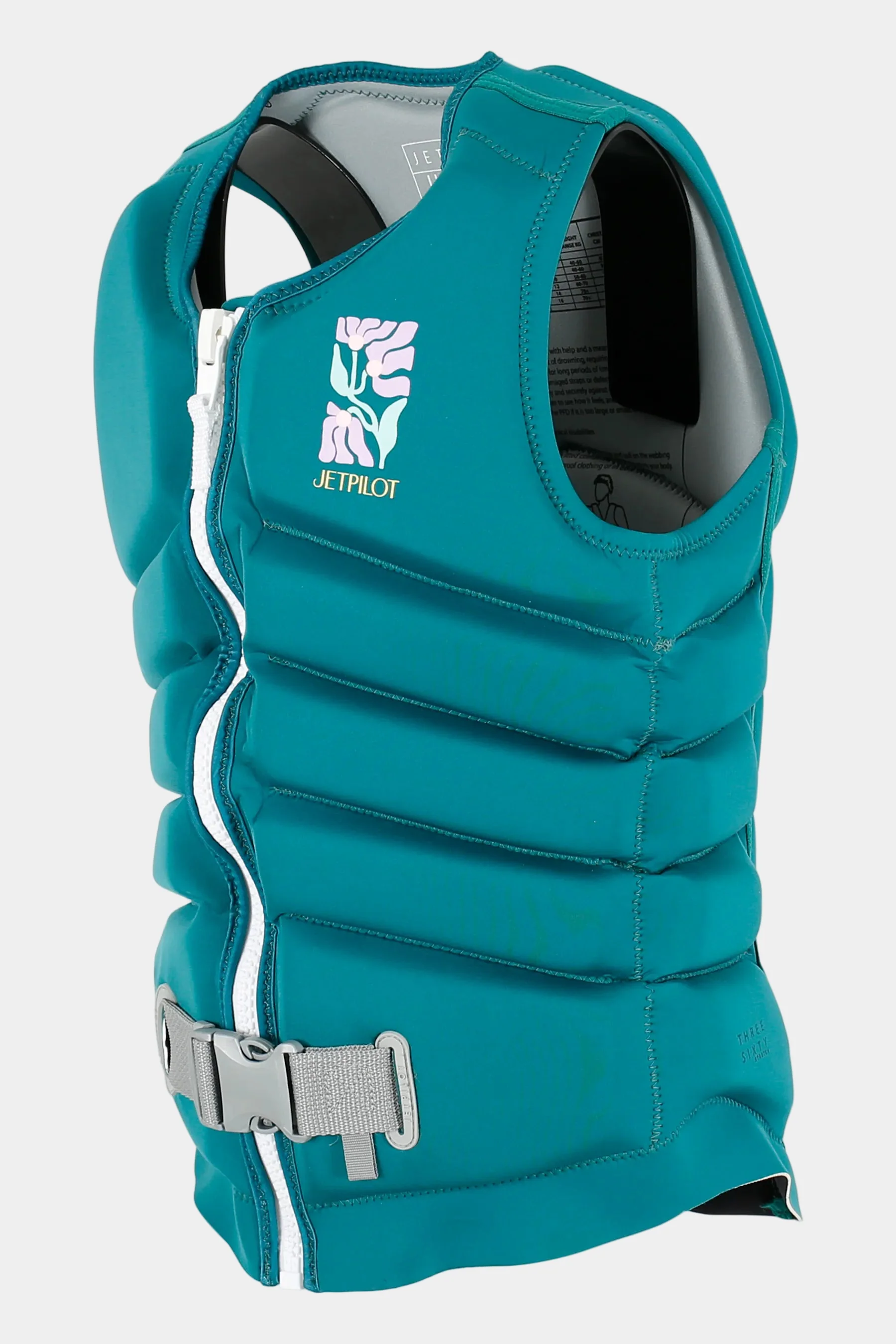 Jetpilot X1 Ladies Life Jacket - Luna - Green - Image 3