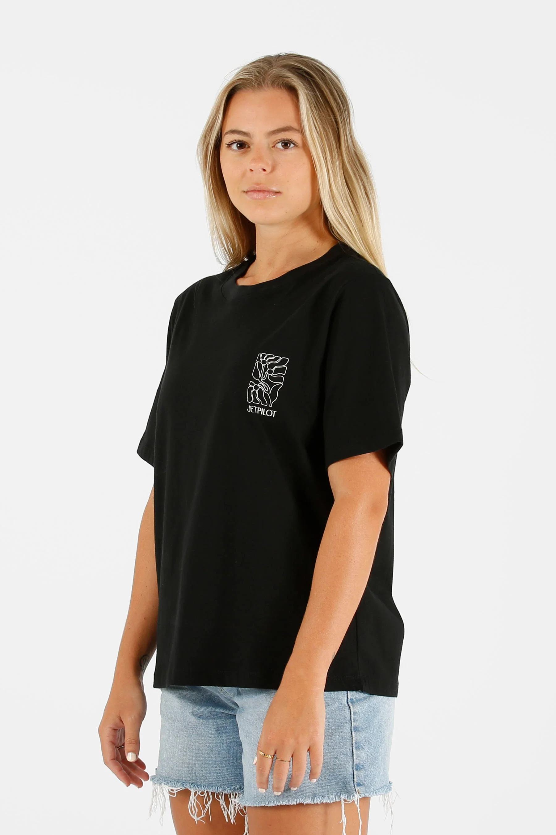 Jetpilot Luna Tee - Black - Image 3