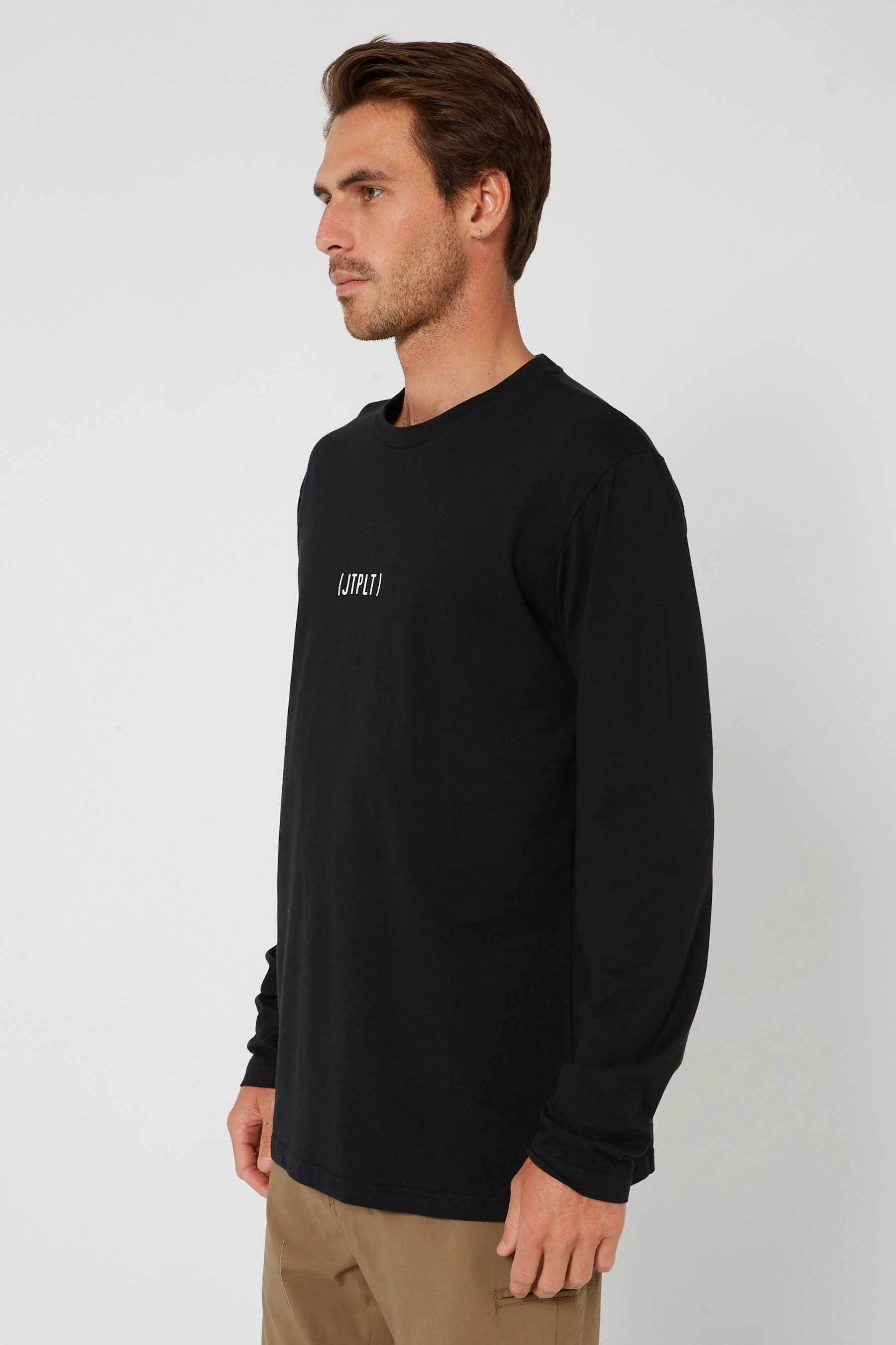 Jetpilot Mens Circle L/S Tee - Black - Image 2