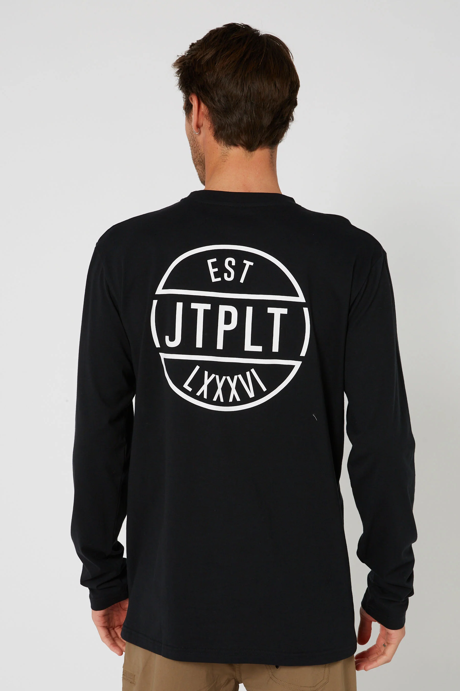 Jetpilot Mens Circle L/S Tee - Black - Image 4