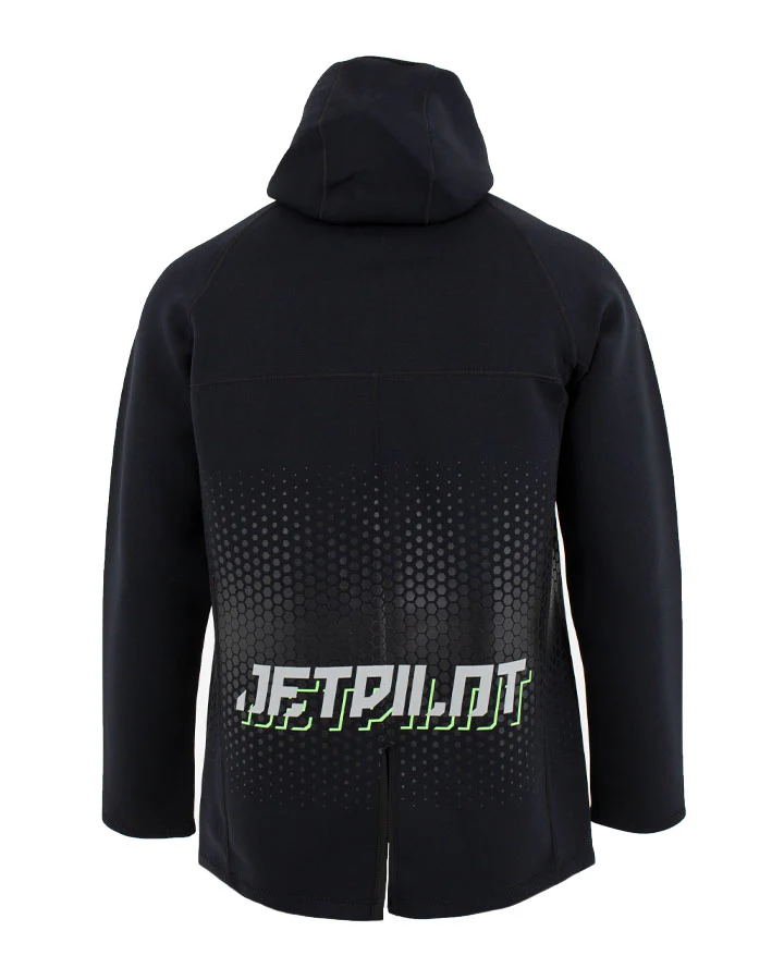 Jetpilot Flight Mens Hooded Tour Coat - Black - Image 2