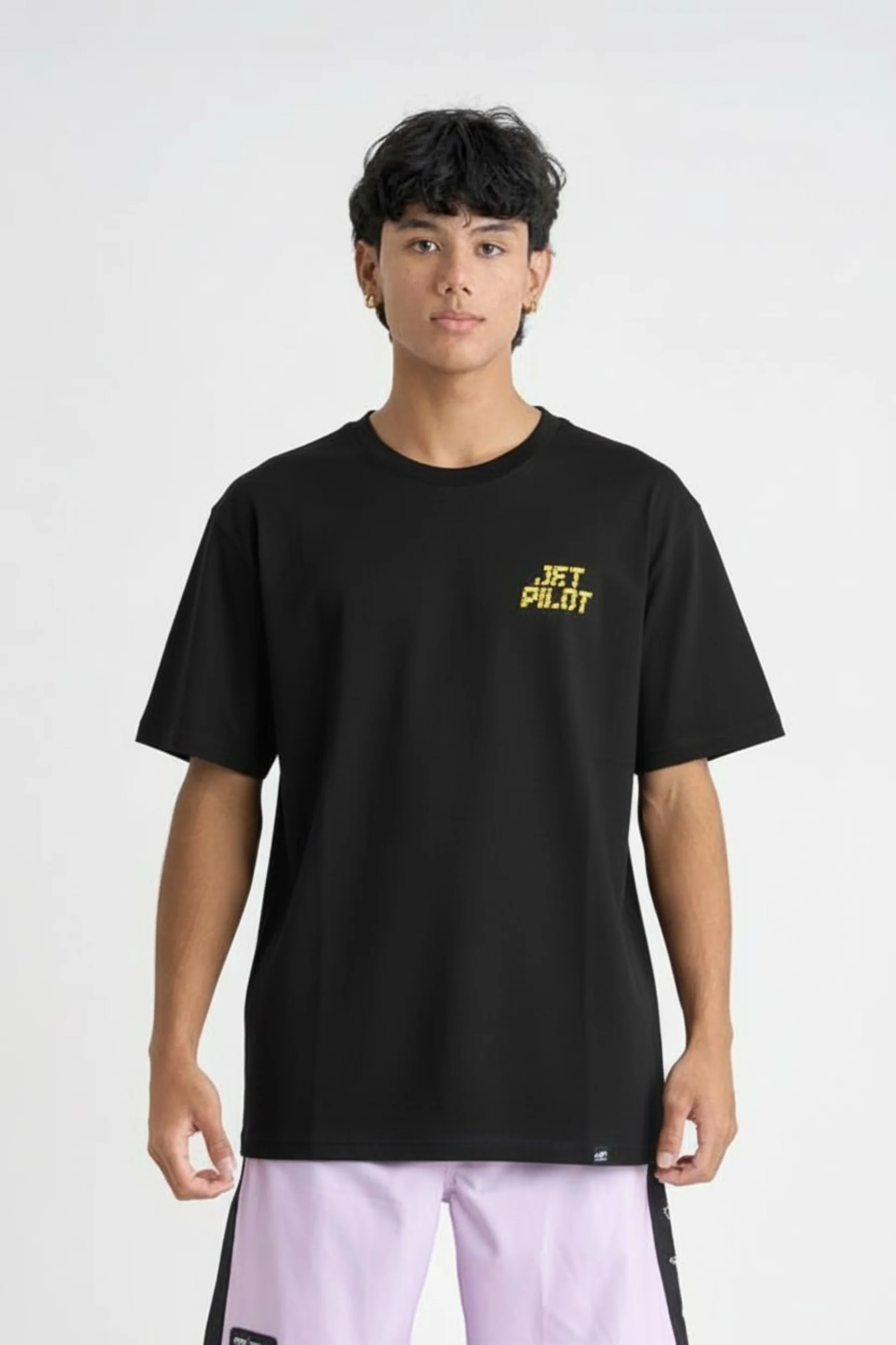 Jetpilot Mirage Tee - Black/Yellow
