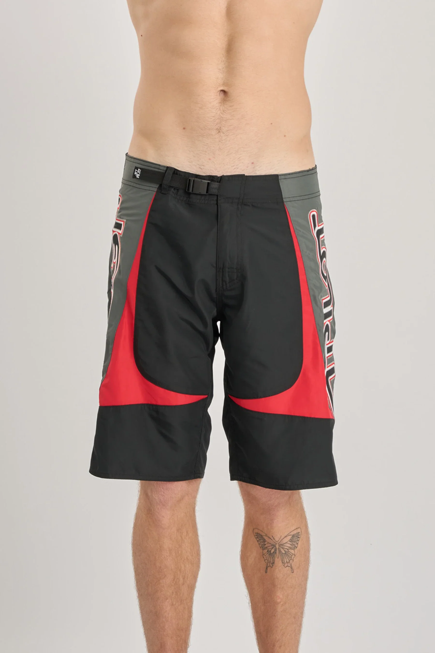 Jetpilot Moto Boardshort - Black/Red