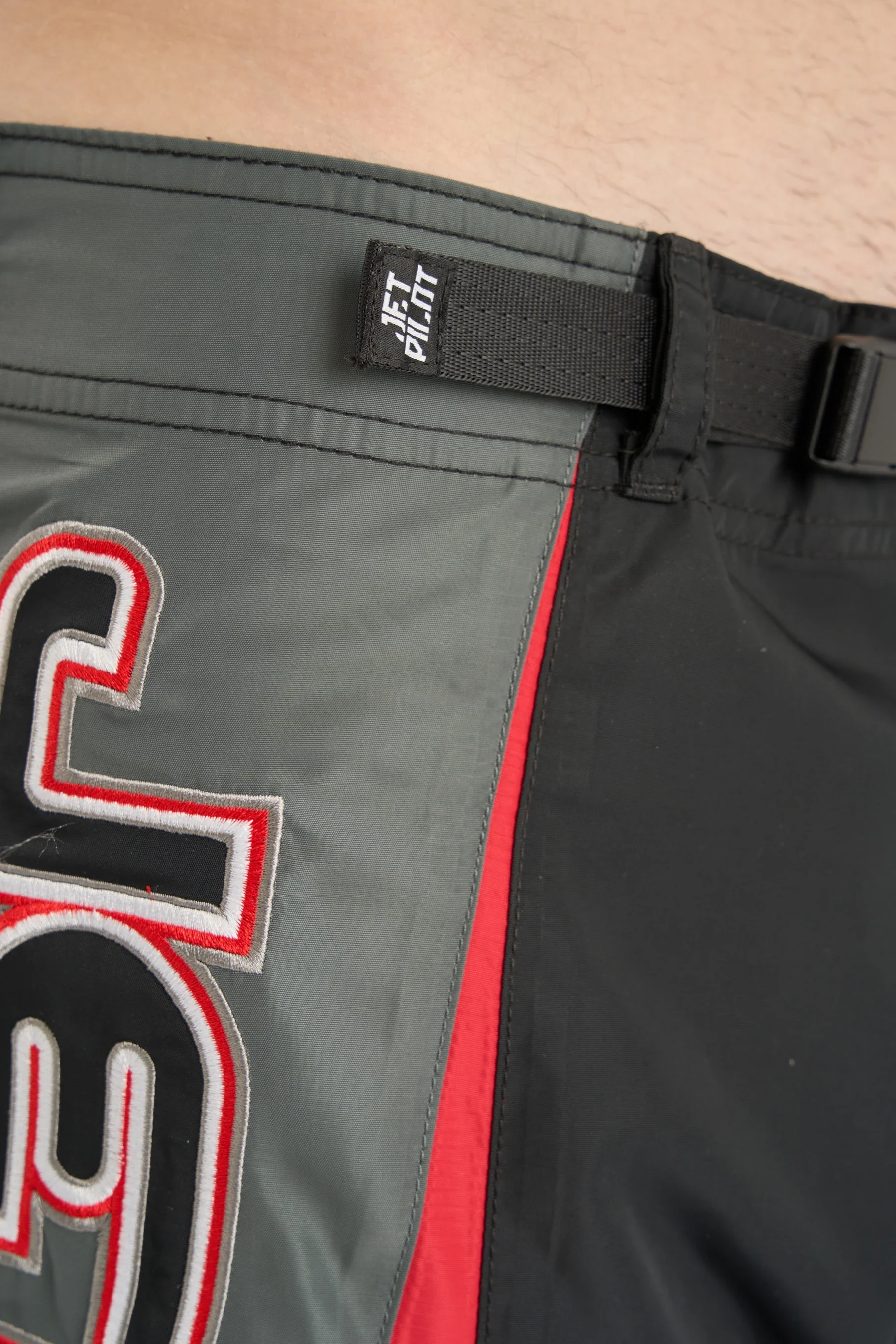 Jetpilot Moto Boardshort - Black/Red - Image 7