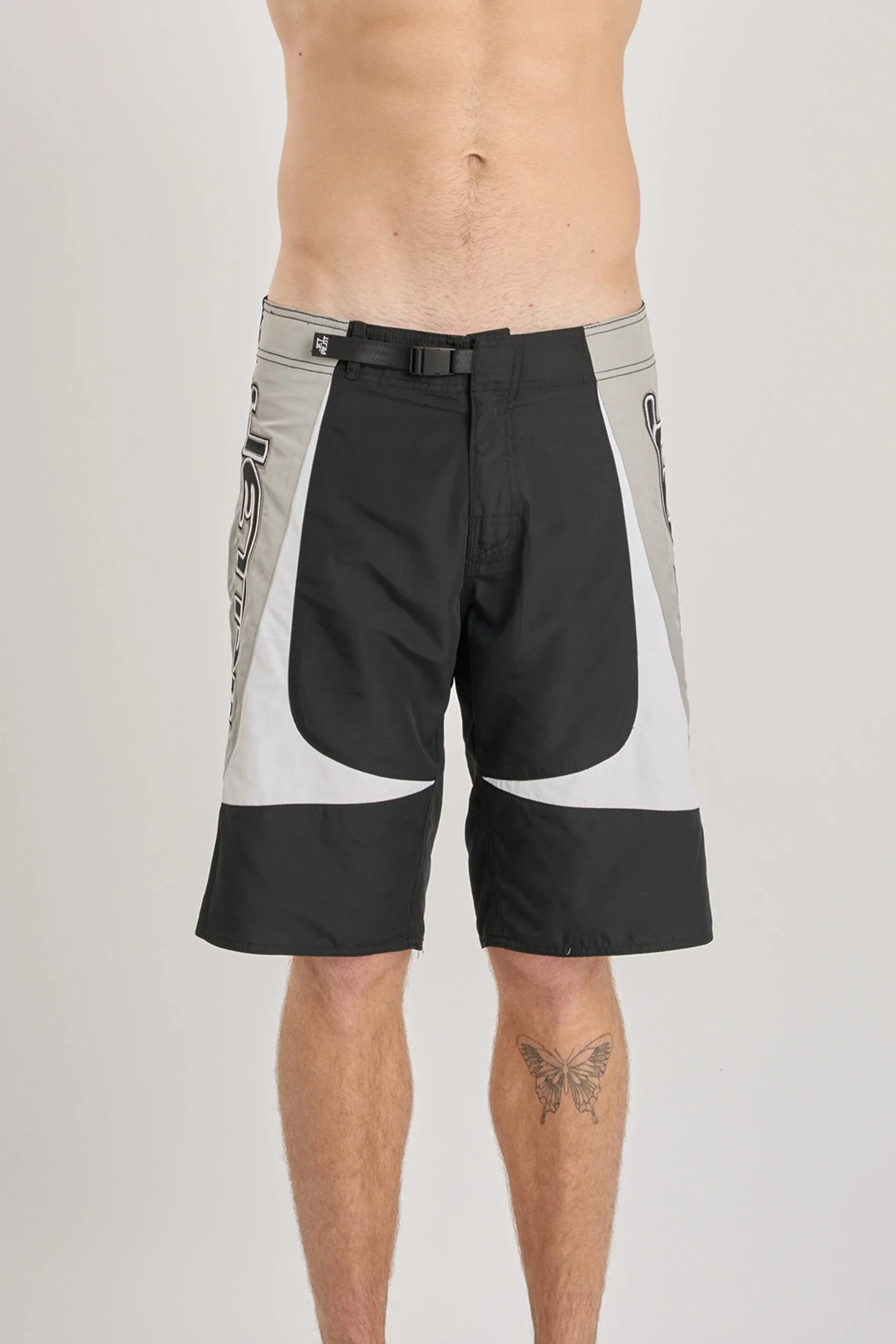 Jetpilot Moto Boardshort - Black/White
