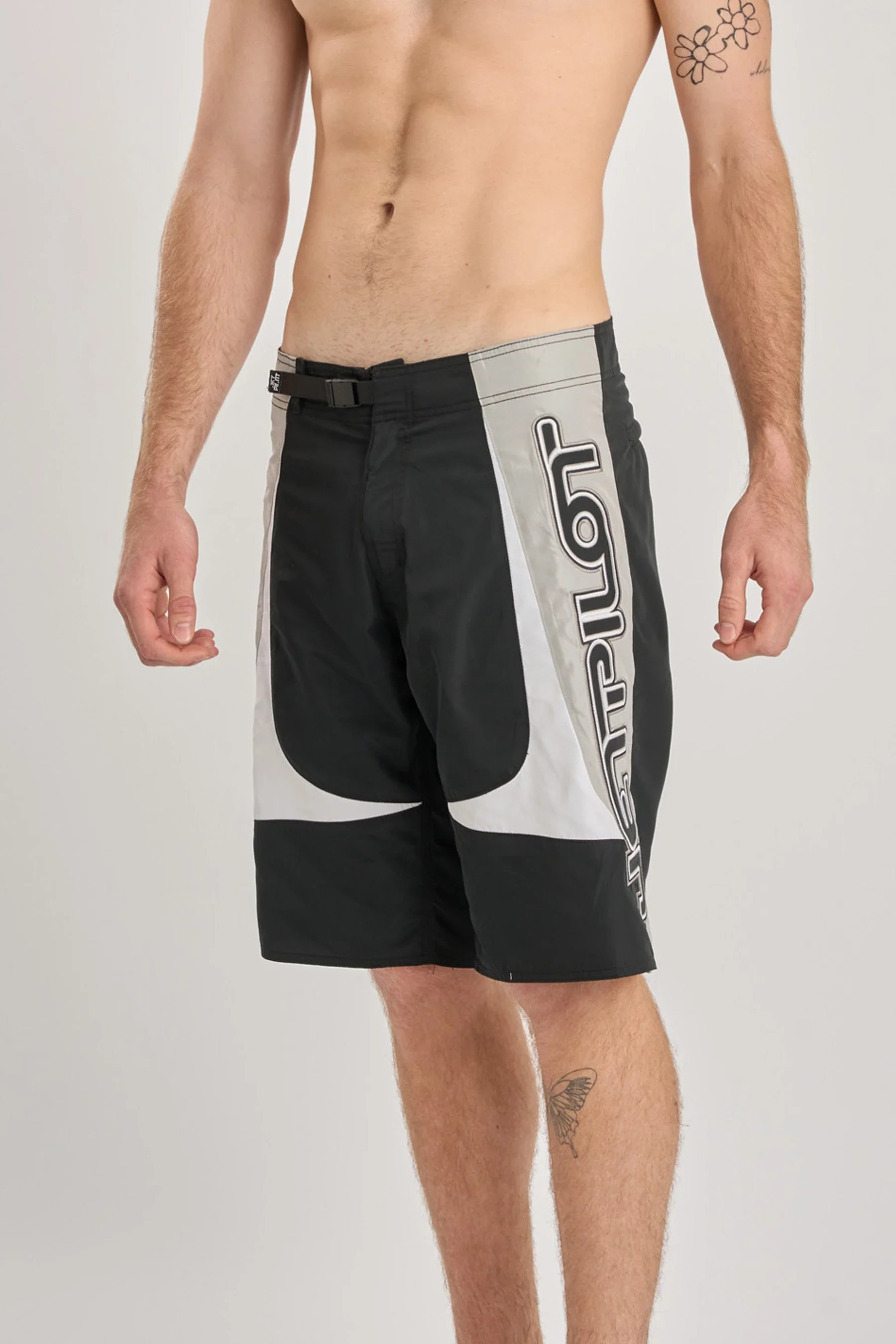 Jetpilot Moto Boardshort - Black/White - Image 3