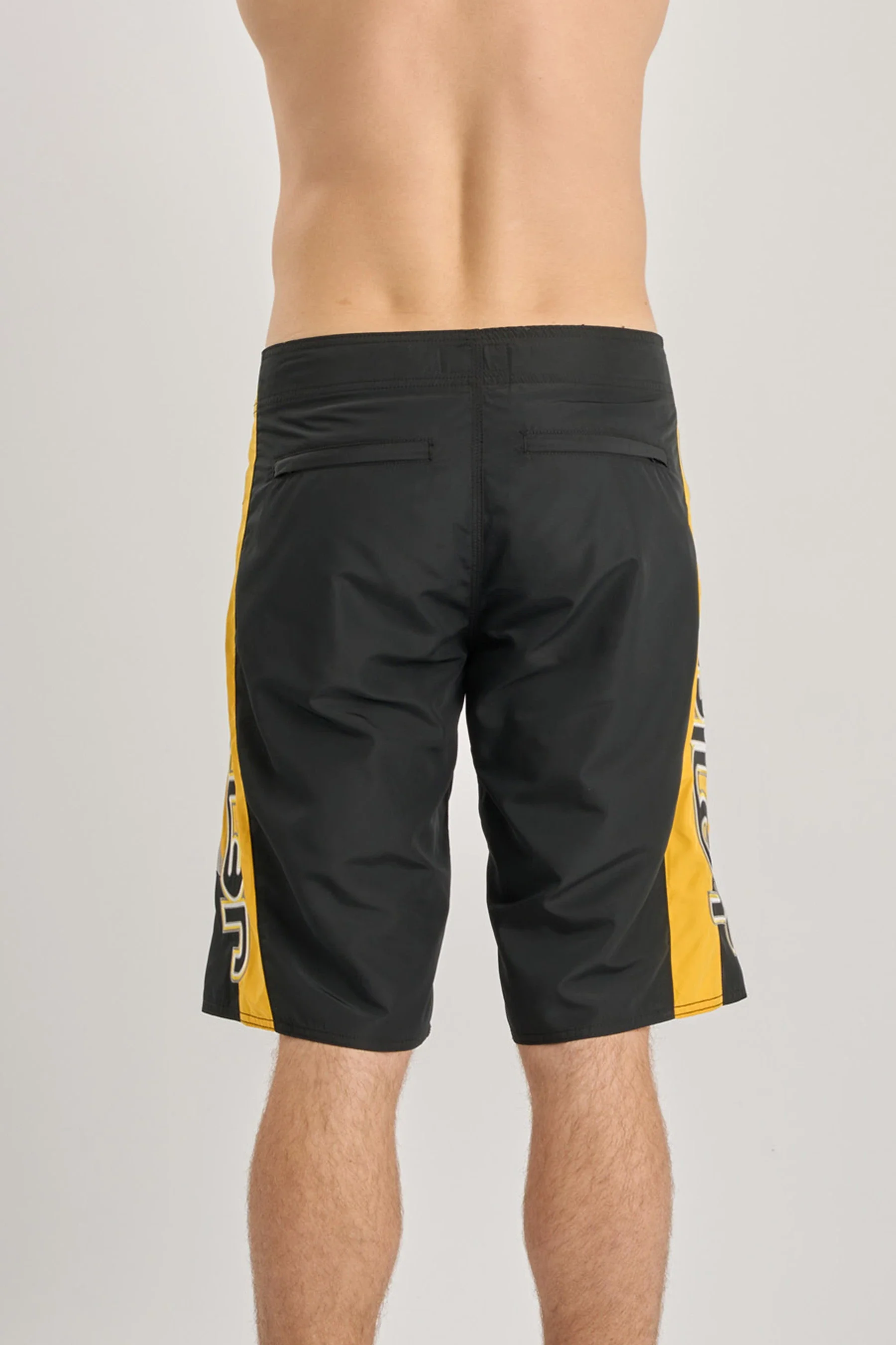Jetpilot Moto Boardshort - Black/Yellow - Image 4