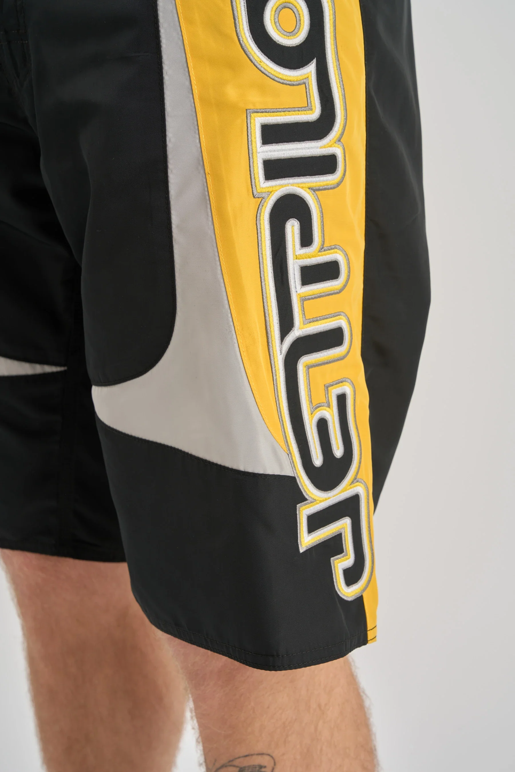 Jetpilot Moto Boardshort - Black/Yellow - Image 6