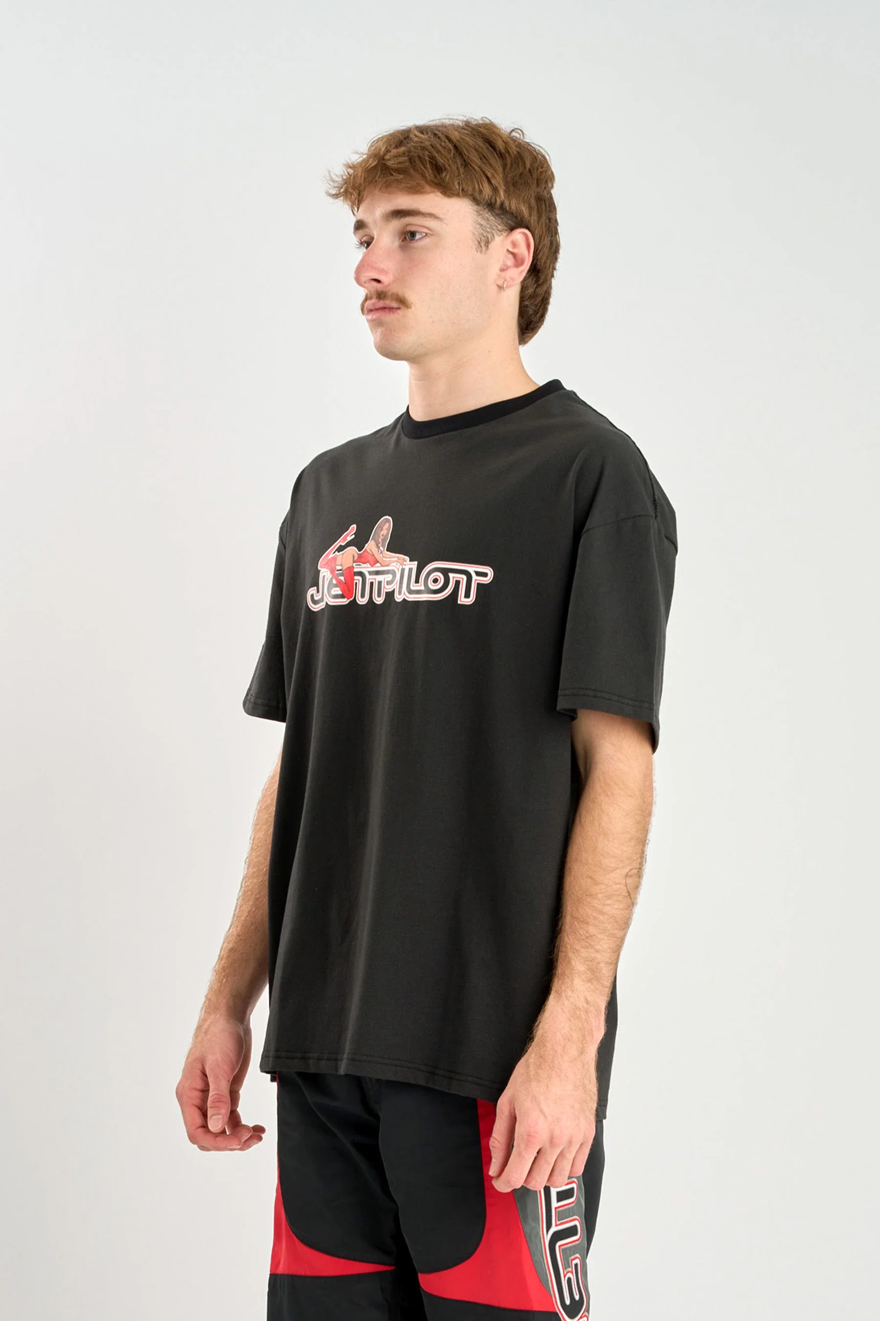 Jetpilot Moto Heavy Tee - Black - Image 3