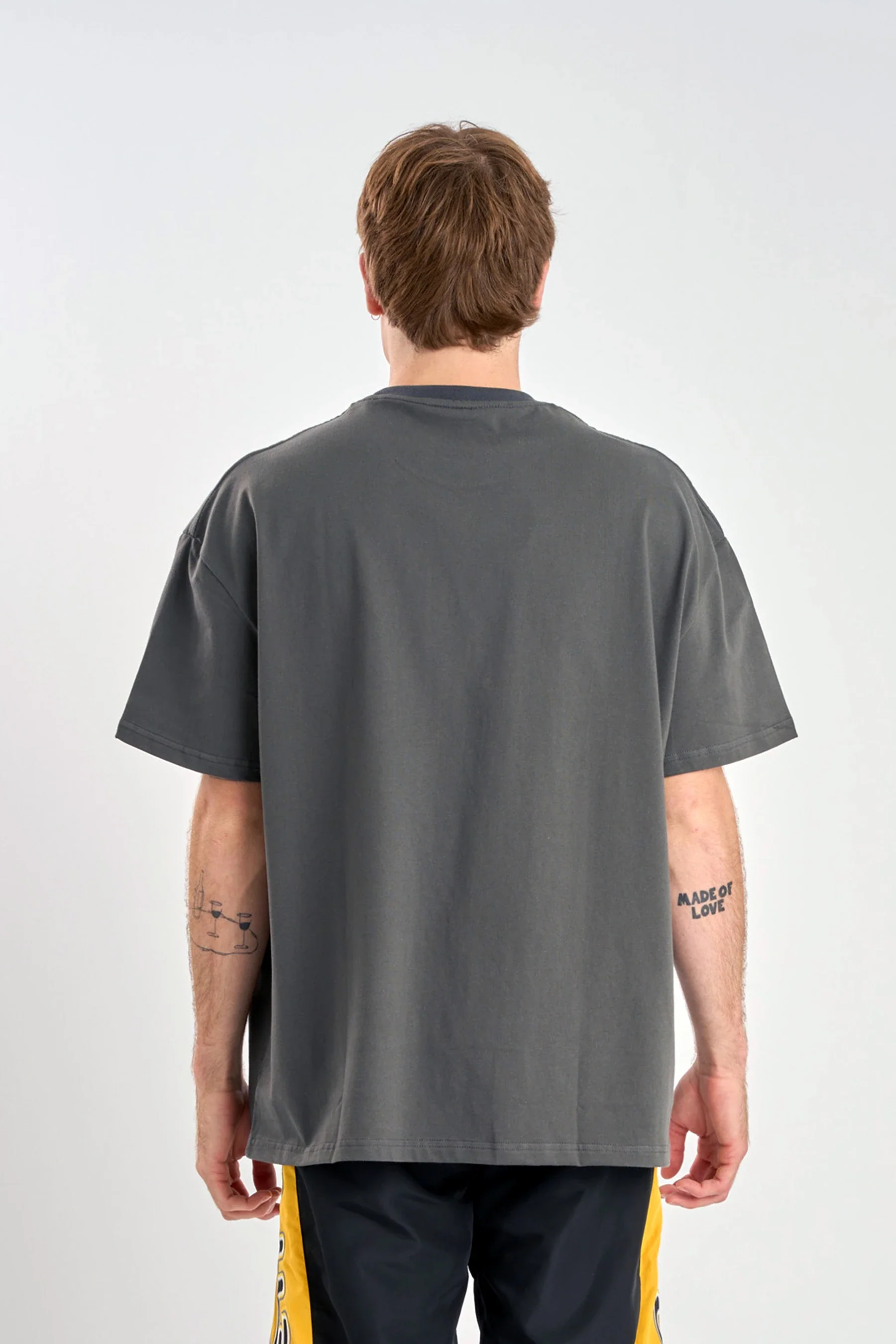 Jetpilot Moto Heavy Tee - Charcoal - Image 4