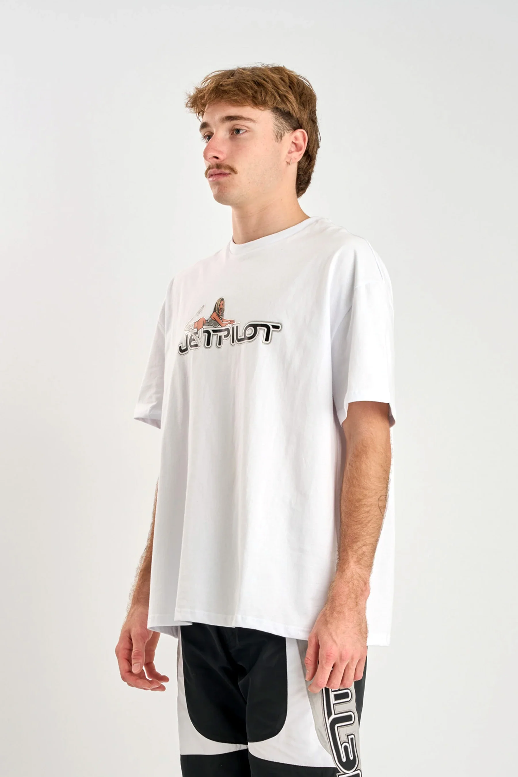 Jetpilot Moto Heavy Tee - White - Image 3