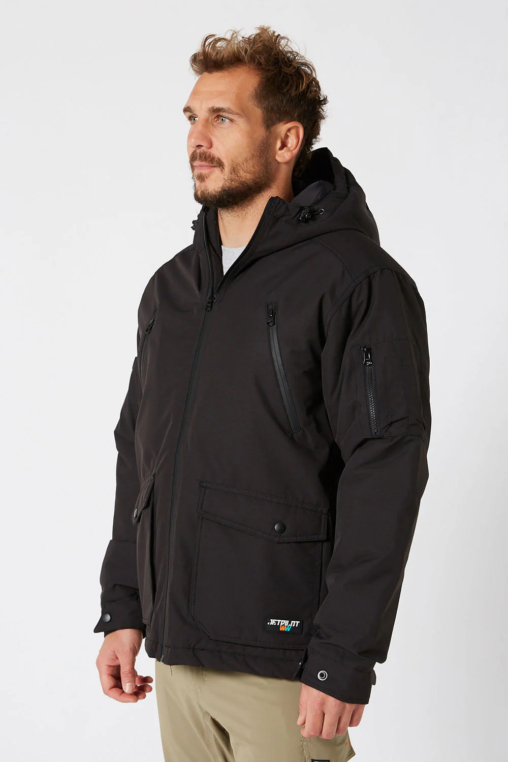 Jetpilot Mens Onsite Jacket - Black - Image 3