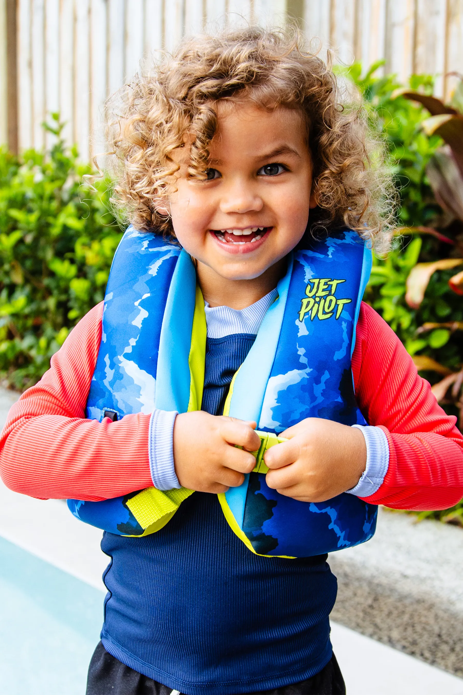 Jetpilot Paddle Pal Splash Swim Vest - Blue - Image 2