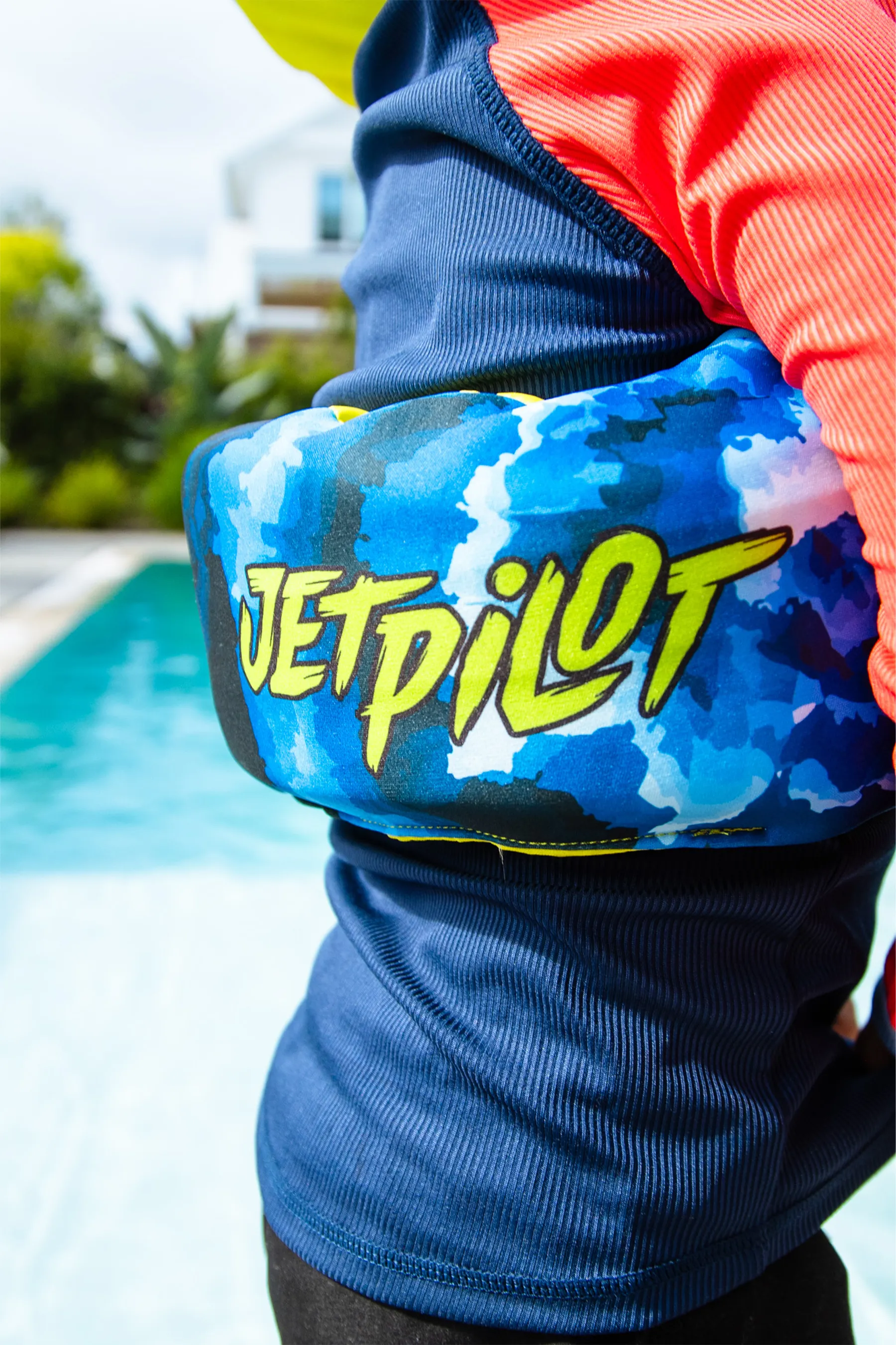 Jetpilot Paddle Pal Splash Swim Vest - Blue - Image 9