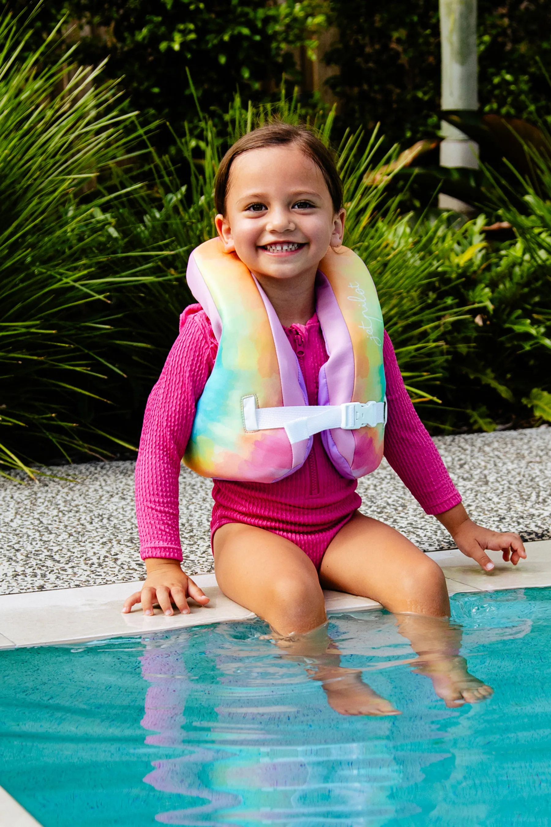 Jetpilot Paddle Pal Splash Swim Vest - Tie Dye - Image 2