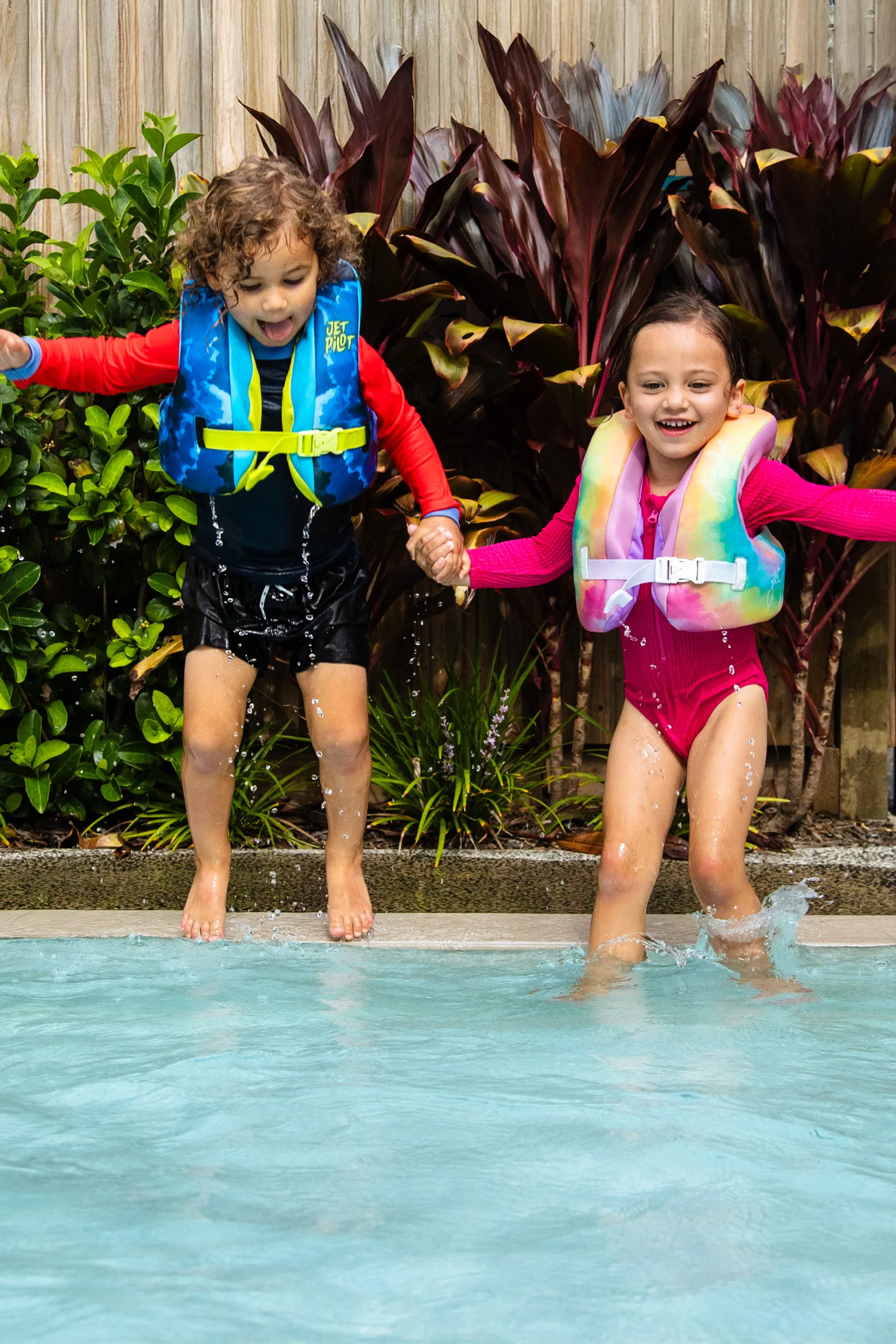 Jetpilot Paddle Pal Splash Swim Vest - Tie Dye - Image 9