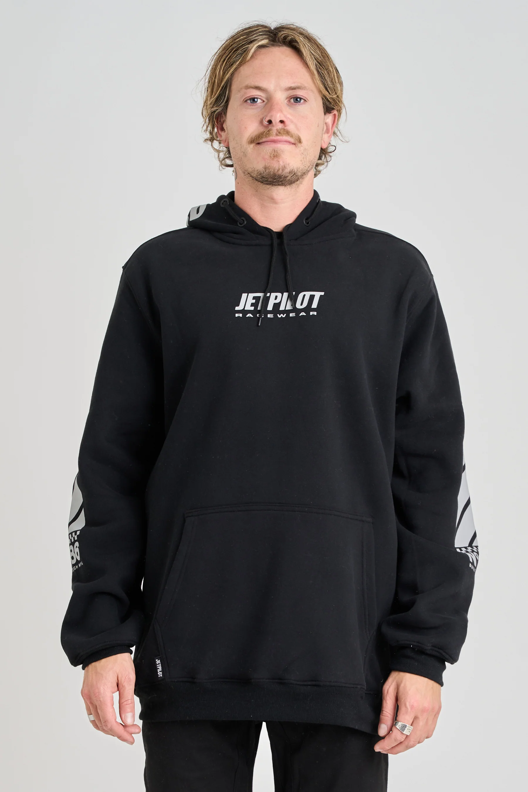 Jetpilot Progression Pullover Hoodie - Black